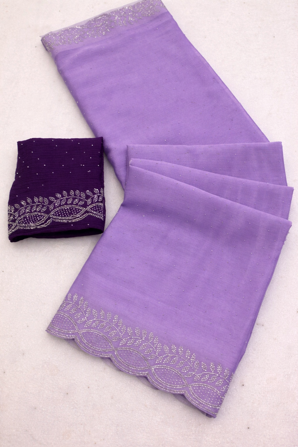 Chinnon silk Saree