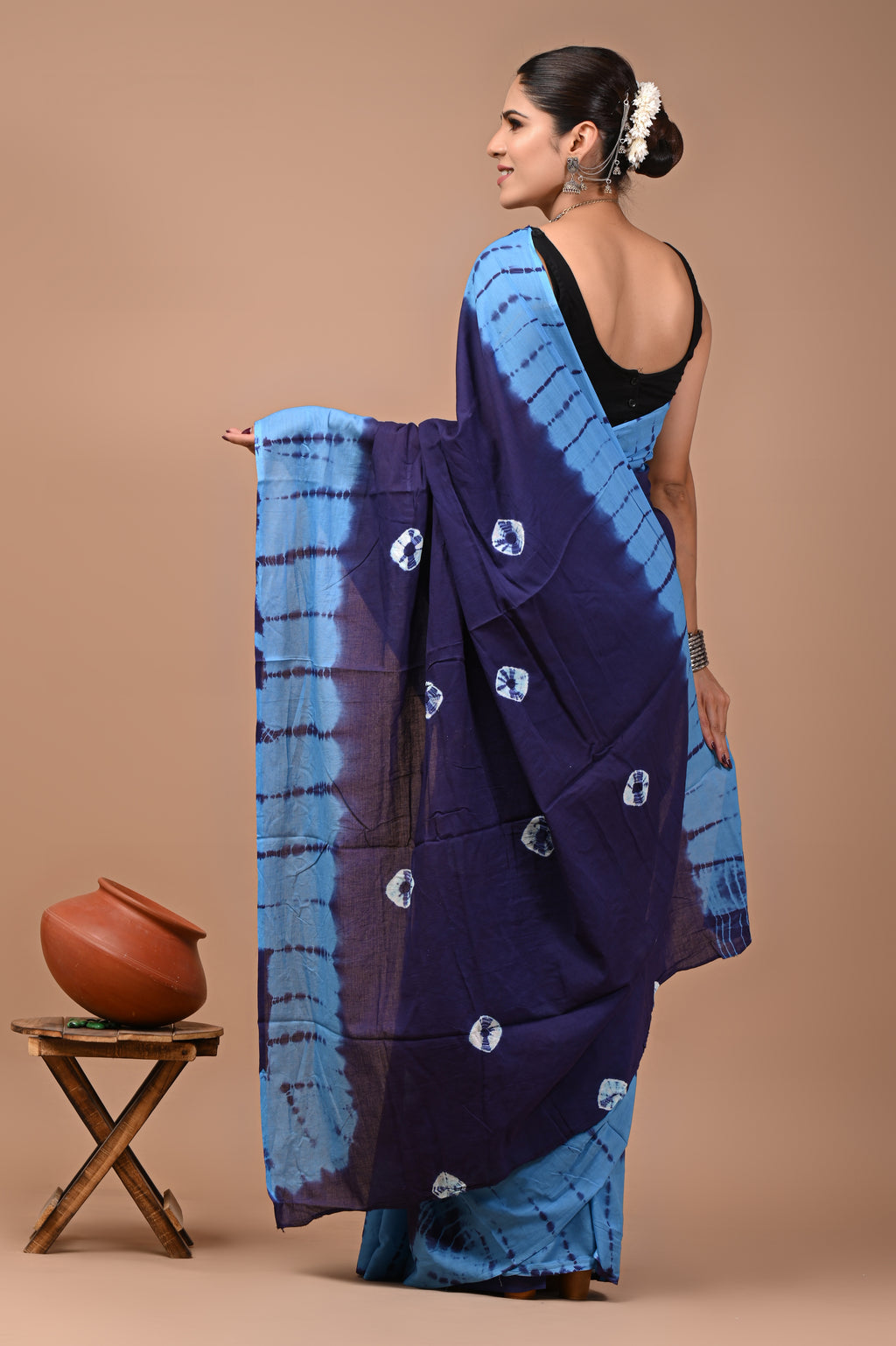 Mulmul Cotton – Steel Blue