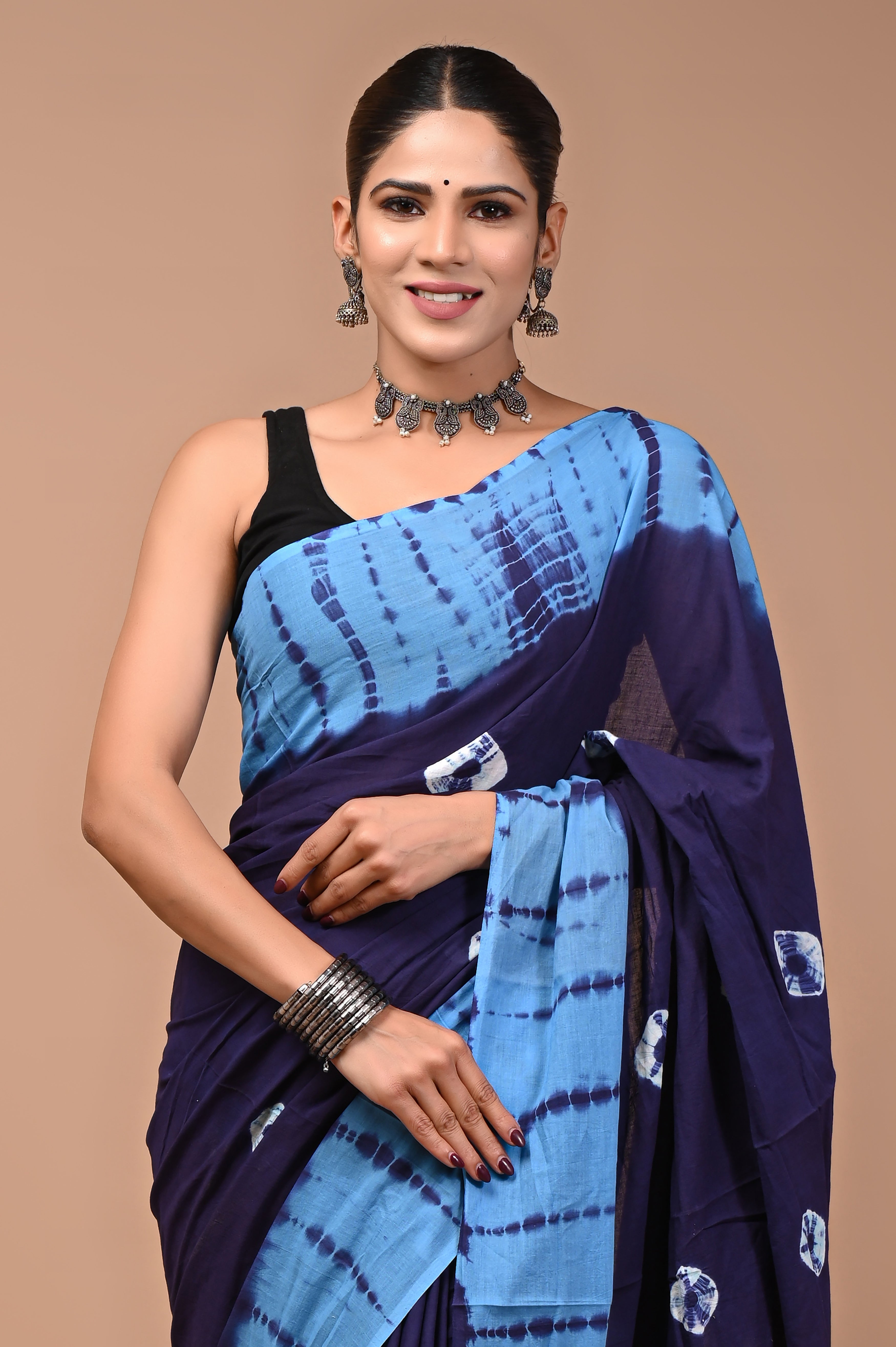 Mulmul Cotton – Steel Blue