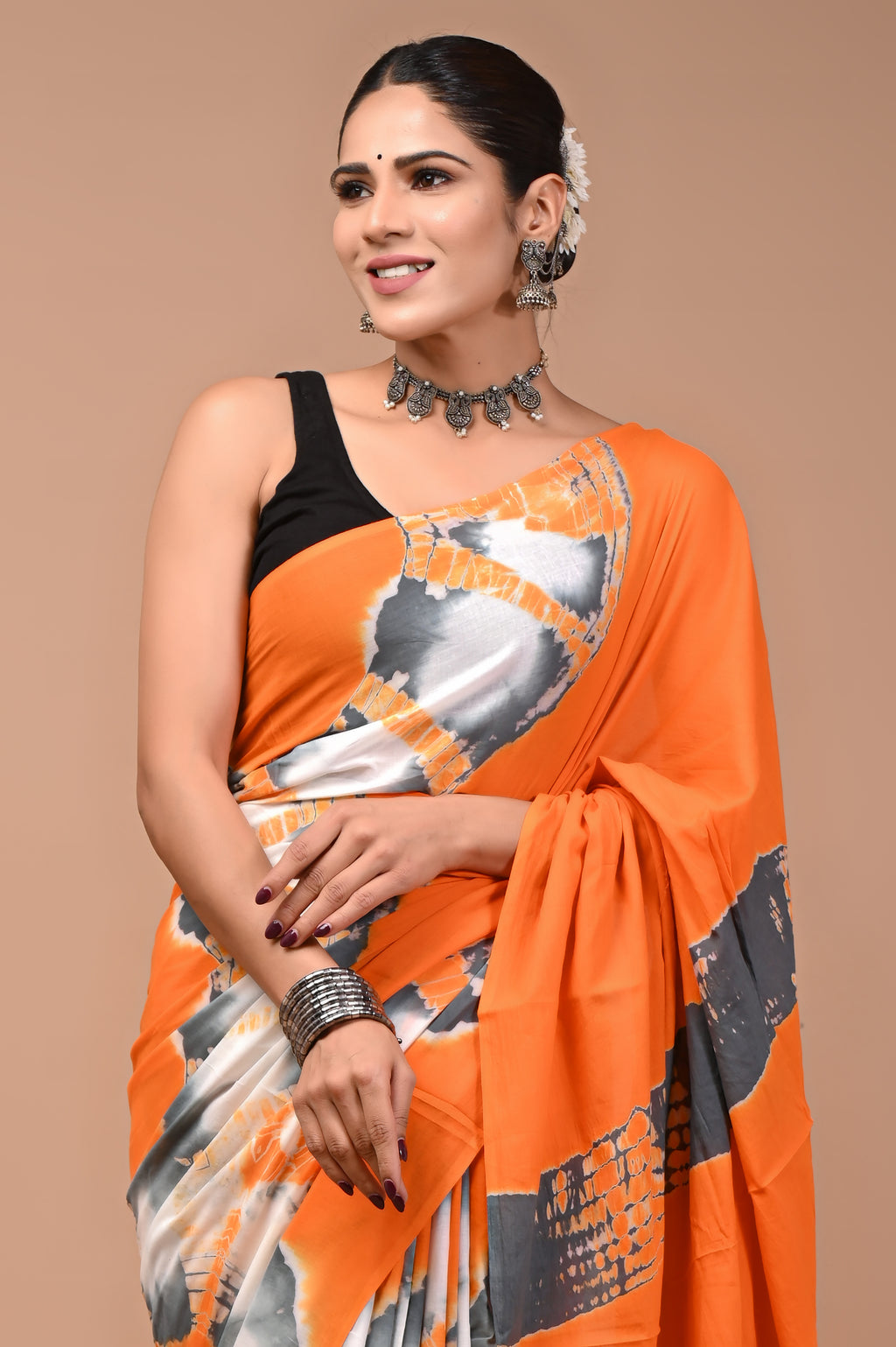 Mulmul Cotton – Orange