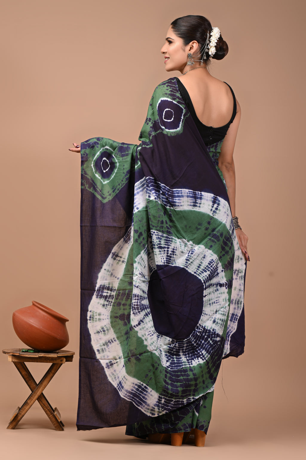 Mulmul Cotton – Moss Green