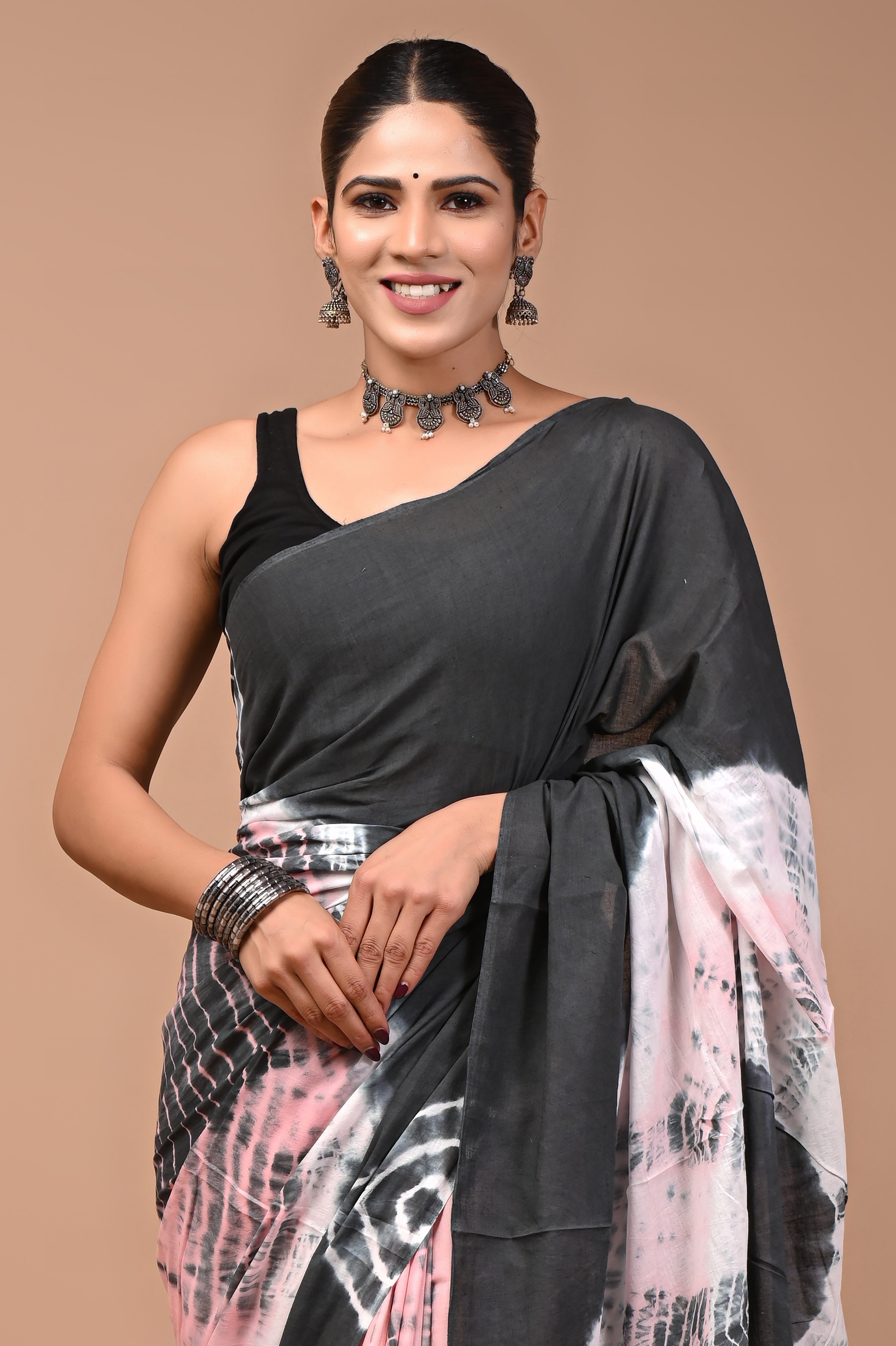 Mulmul Cotton – Charcoal Black