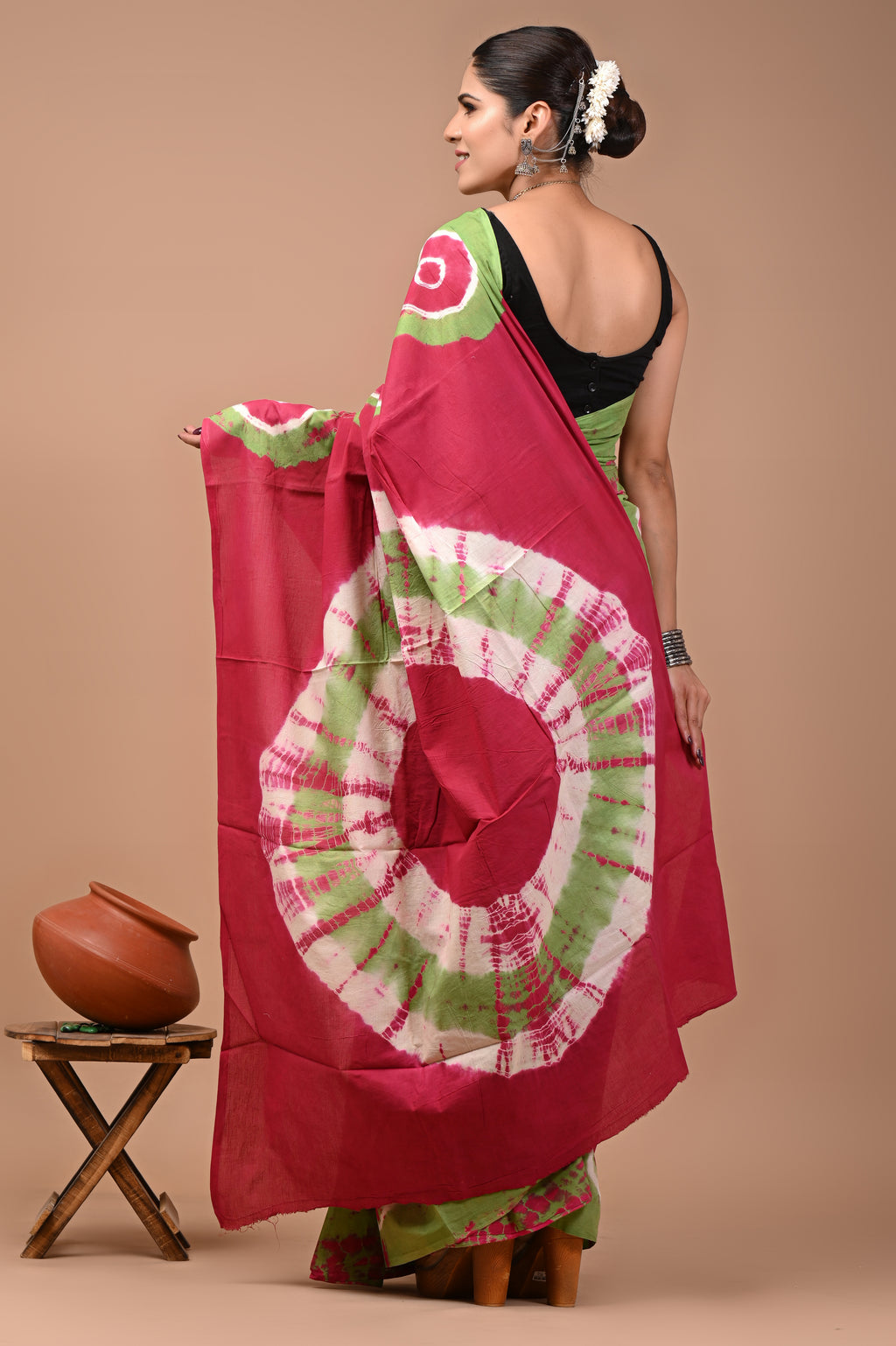 Mulmul Cotton – Olive Moss Green