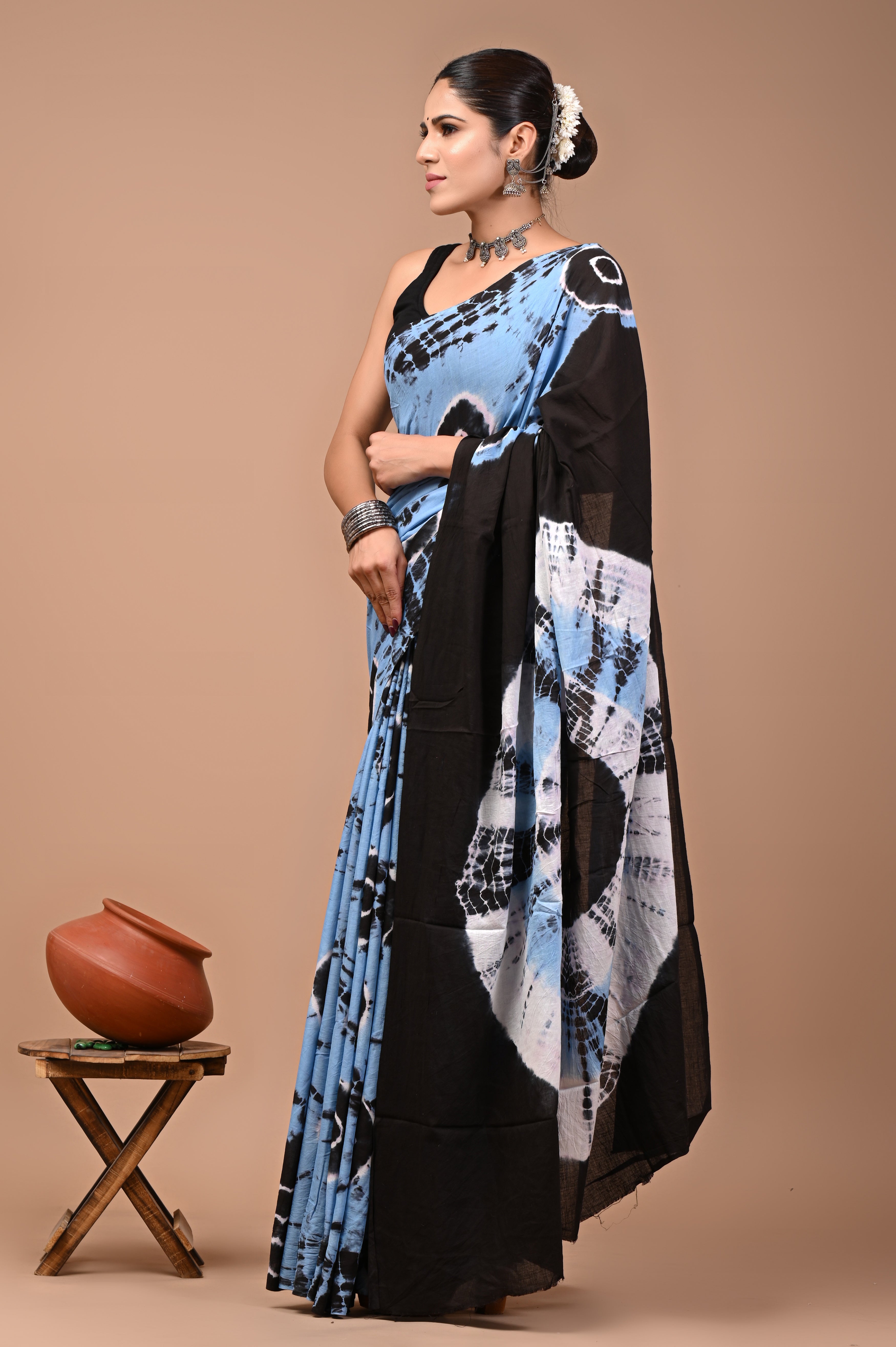 Mulmul Cotton –Powder Blue