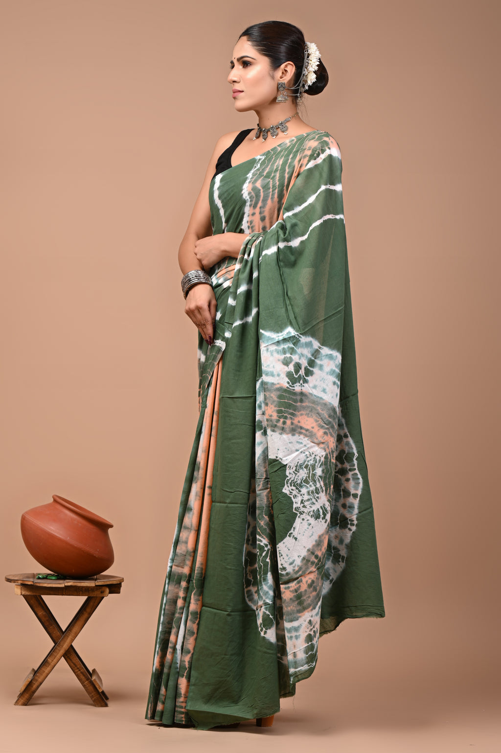 Mulmul Cotton –Forest Sage Green