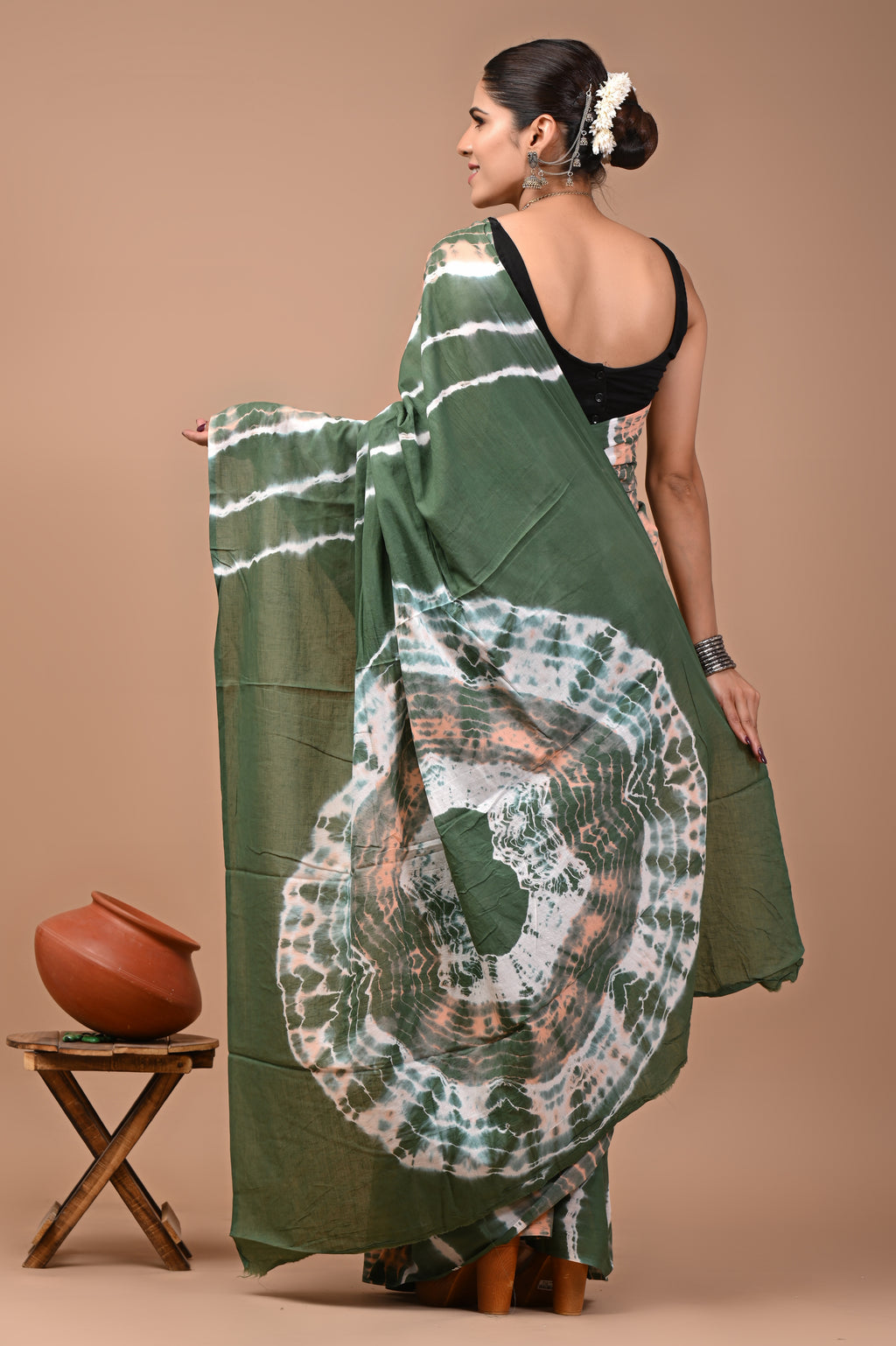 Mulmul Cotton –Forest Sage Green