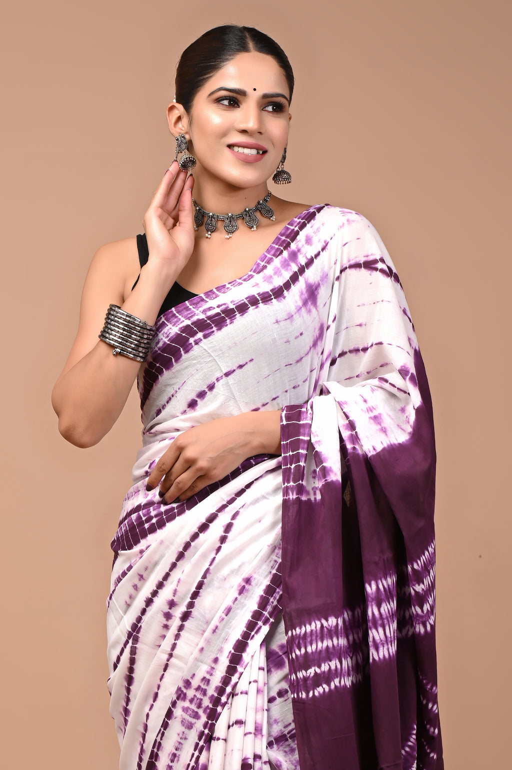 Mulmul Cotton – Deep Aubergine