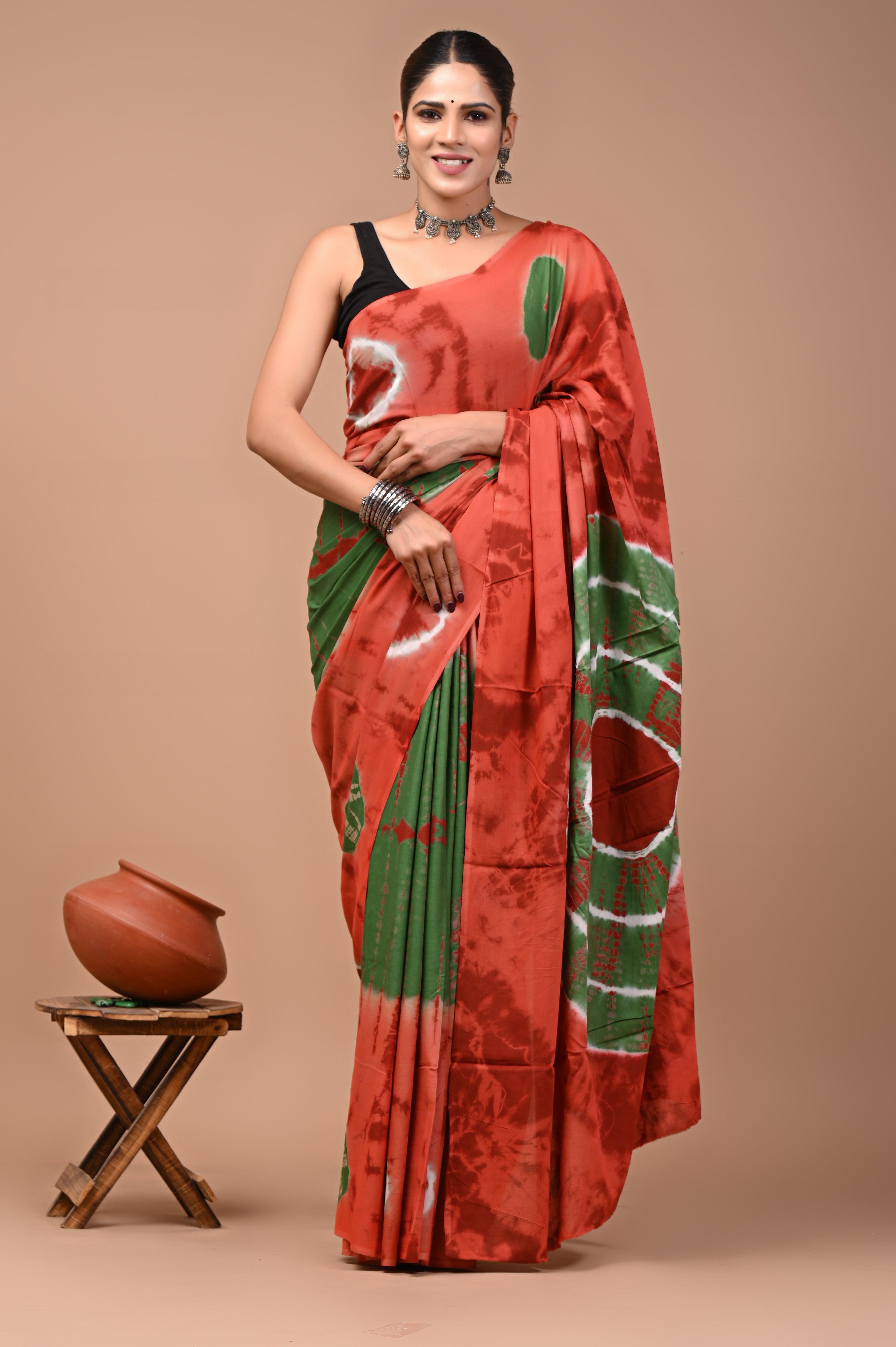 Mulmul Cotton – Coral Salmon