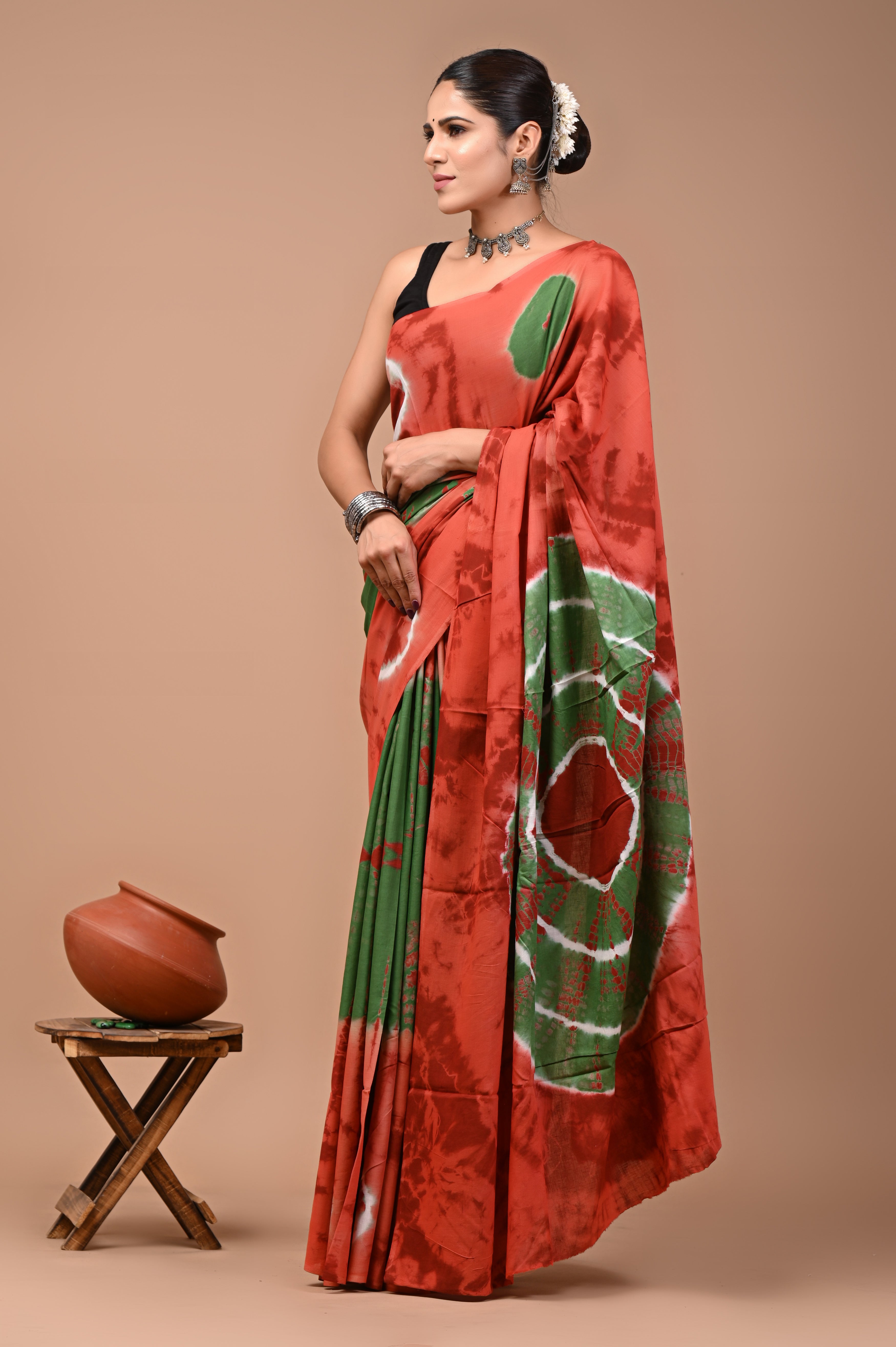 Mulmul Cotton – Coral Salmon