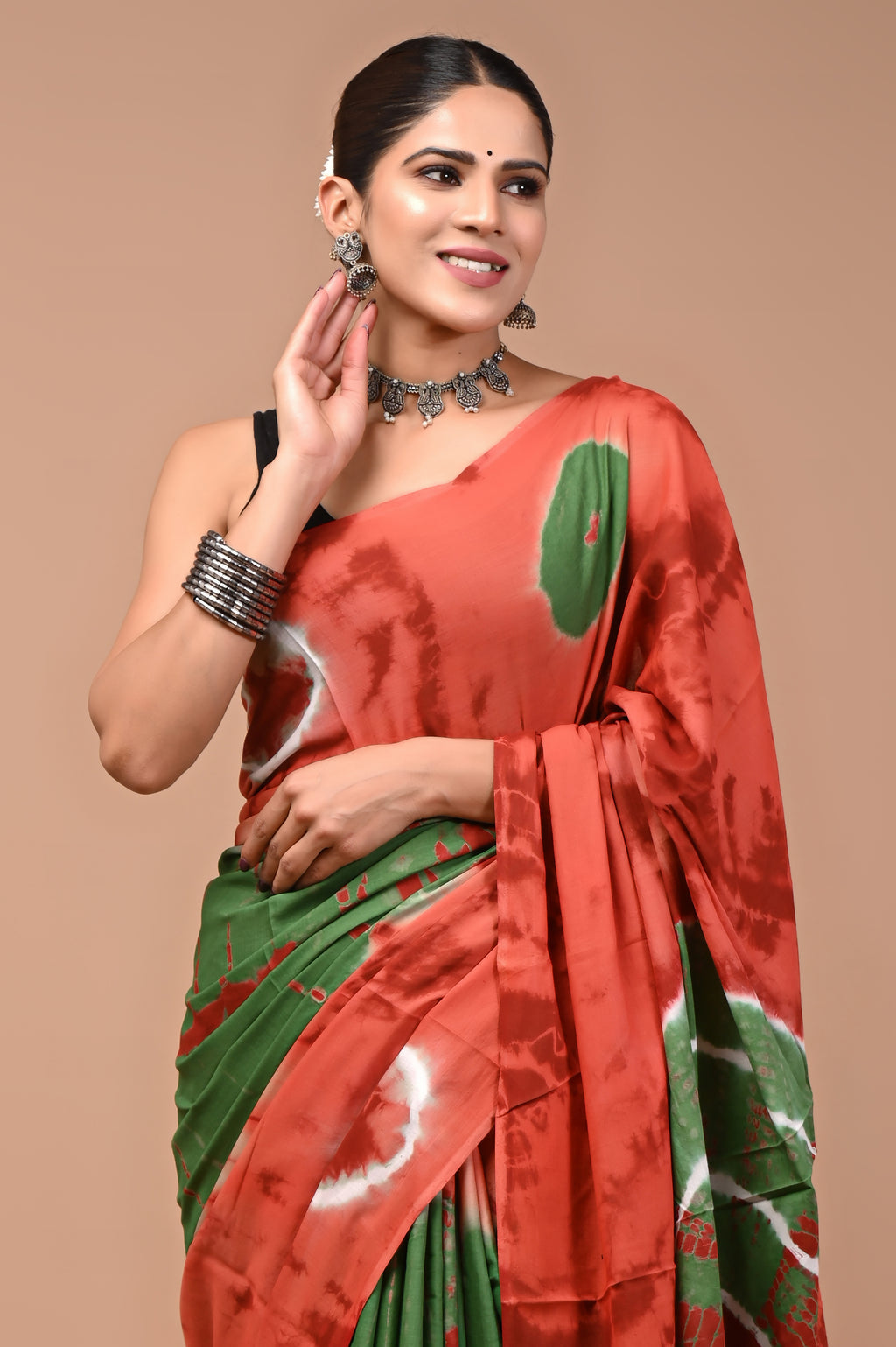 Mulmul Cotton – Coral Salmon