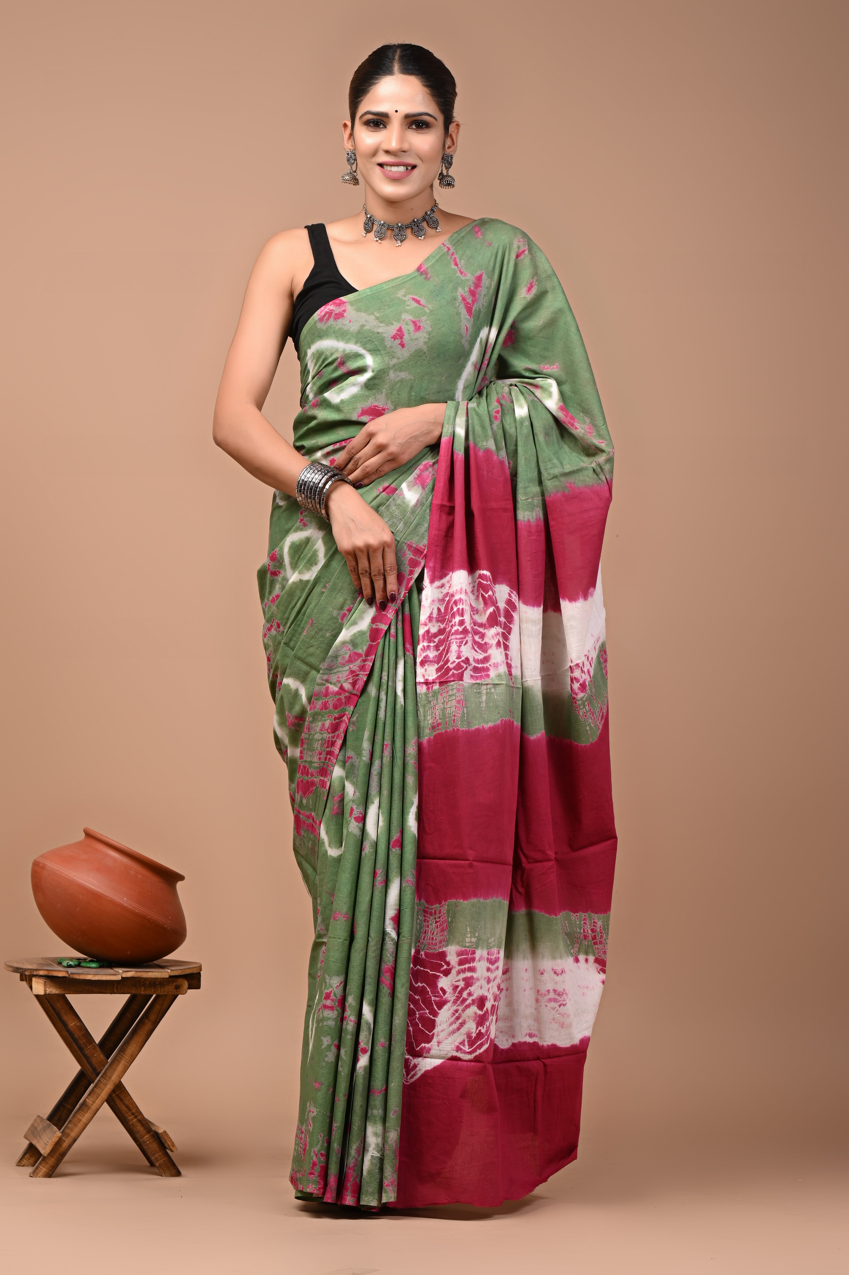 Mulmul Cotton - Sage green shade