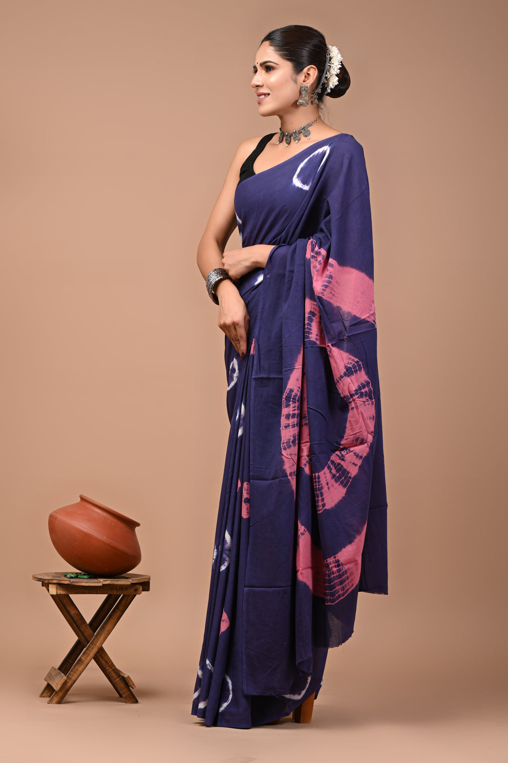 Mulmul Cotton – Midnight Indigo