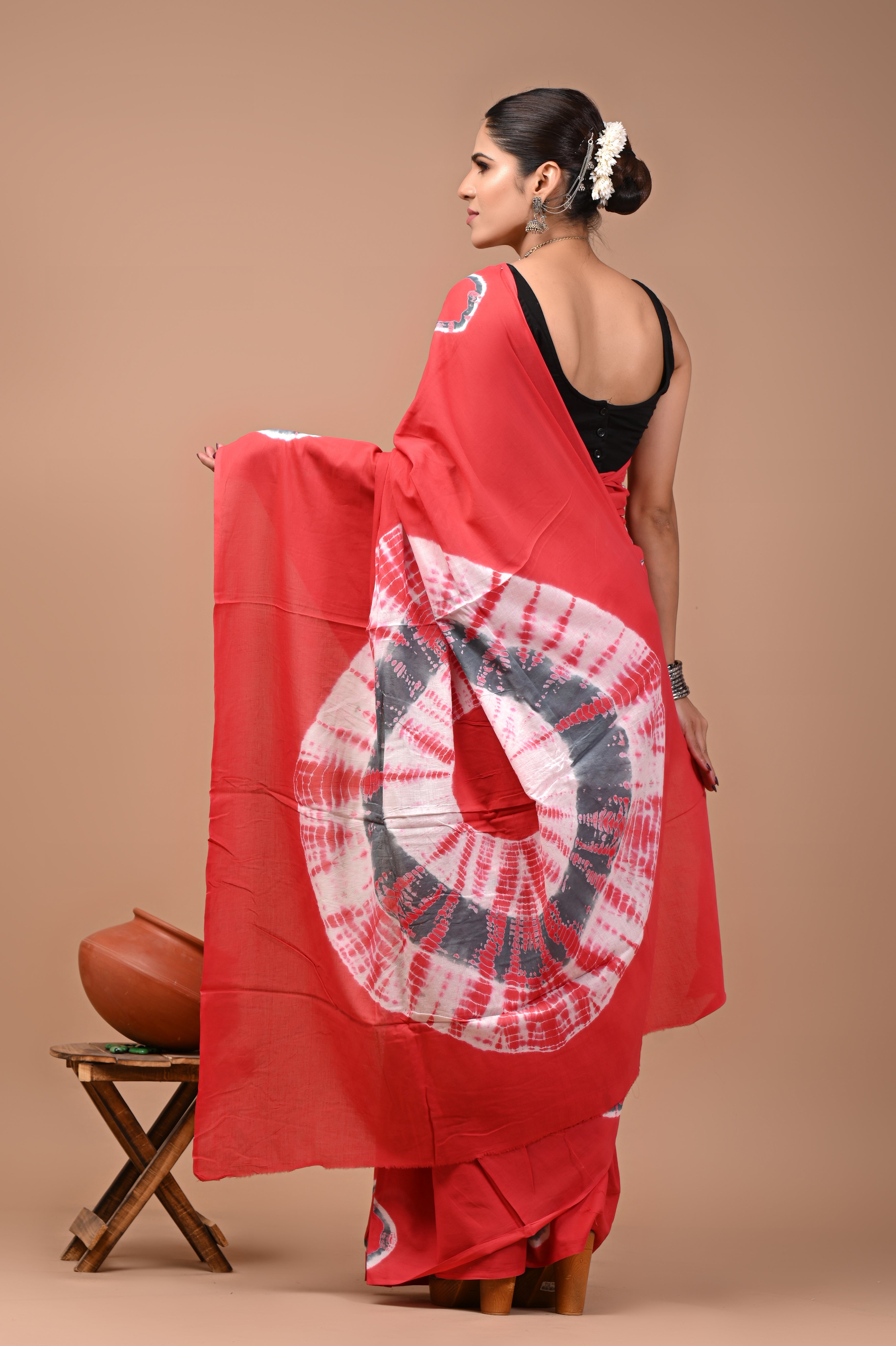 Mulmul Cotton – Coral Red