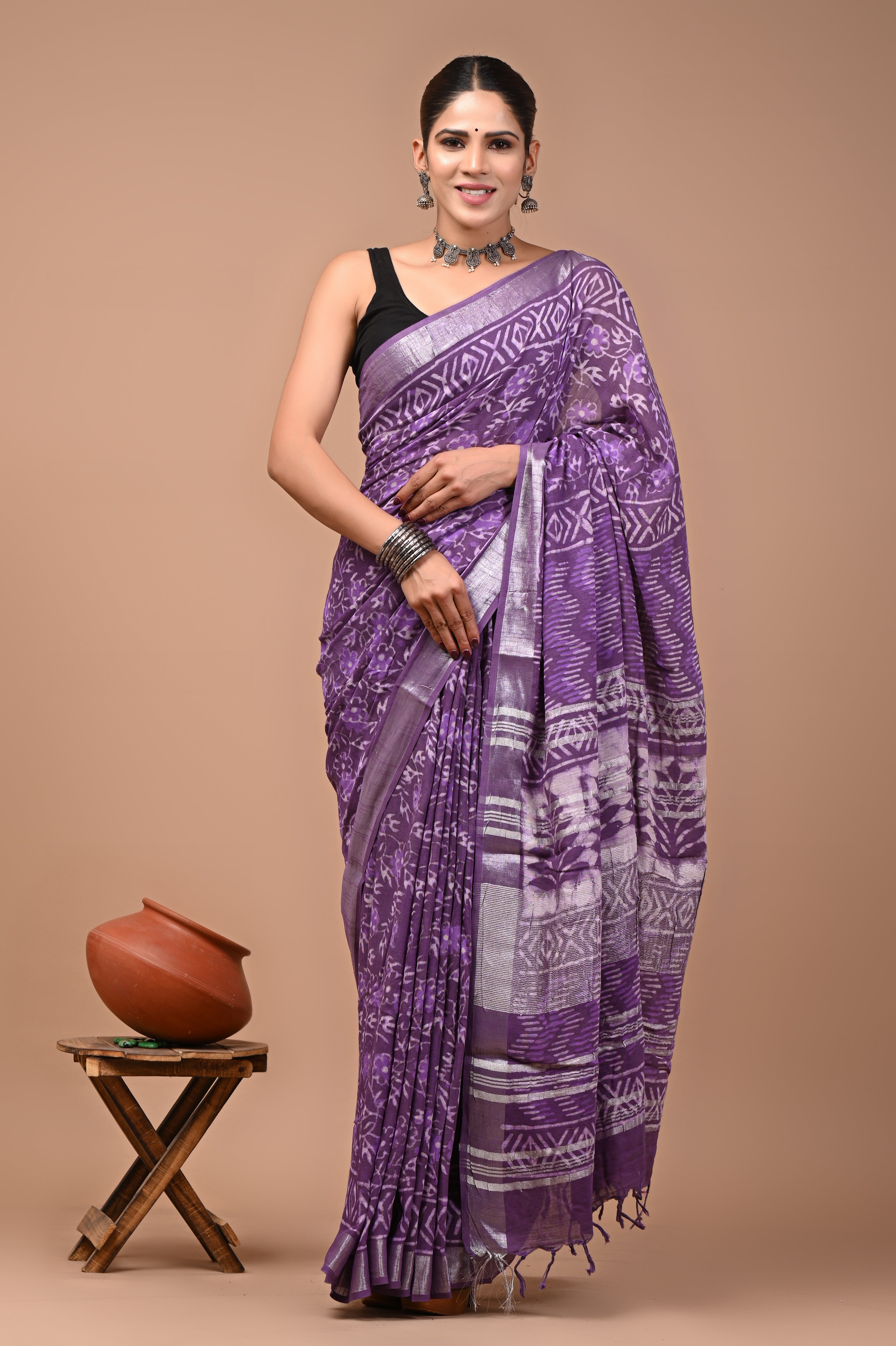 Mulmul Cotton – Royal Lavender