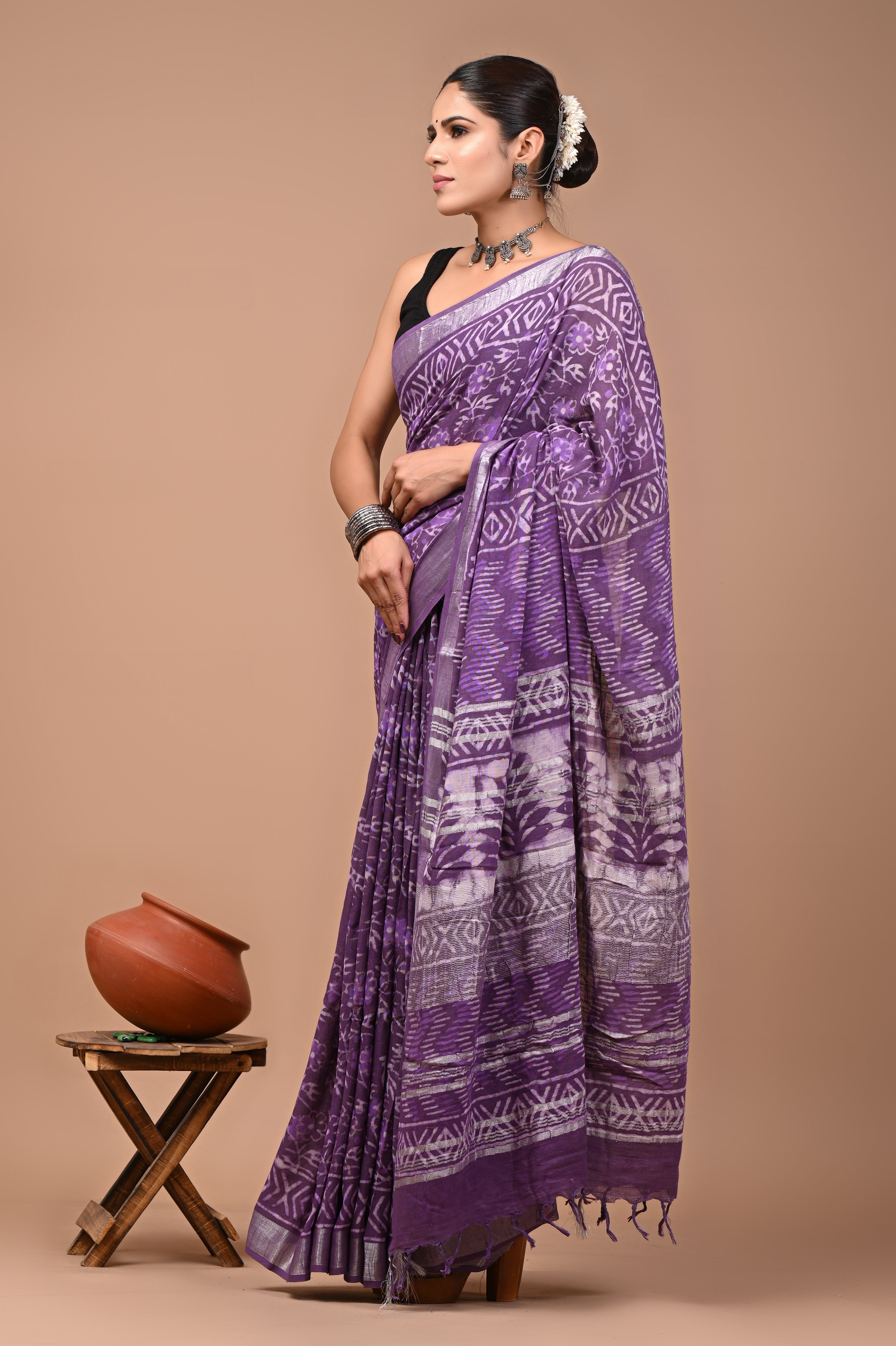 Mulmul Cotton – Royal Lavender