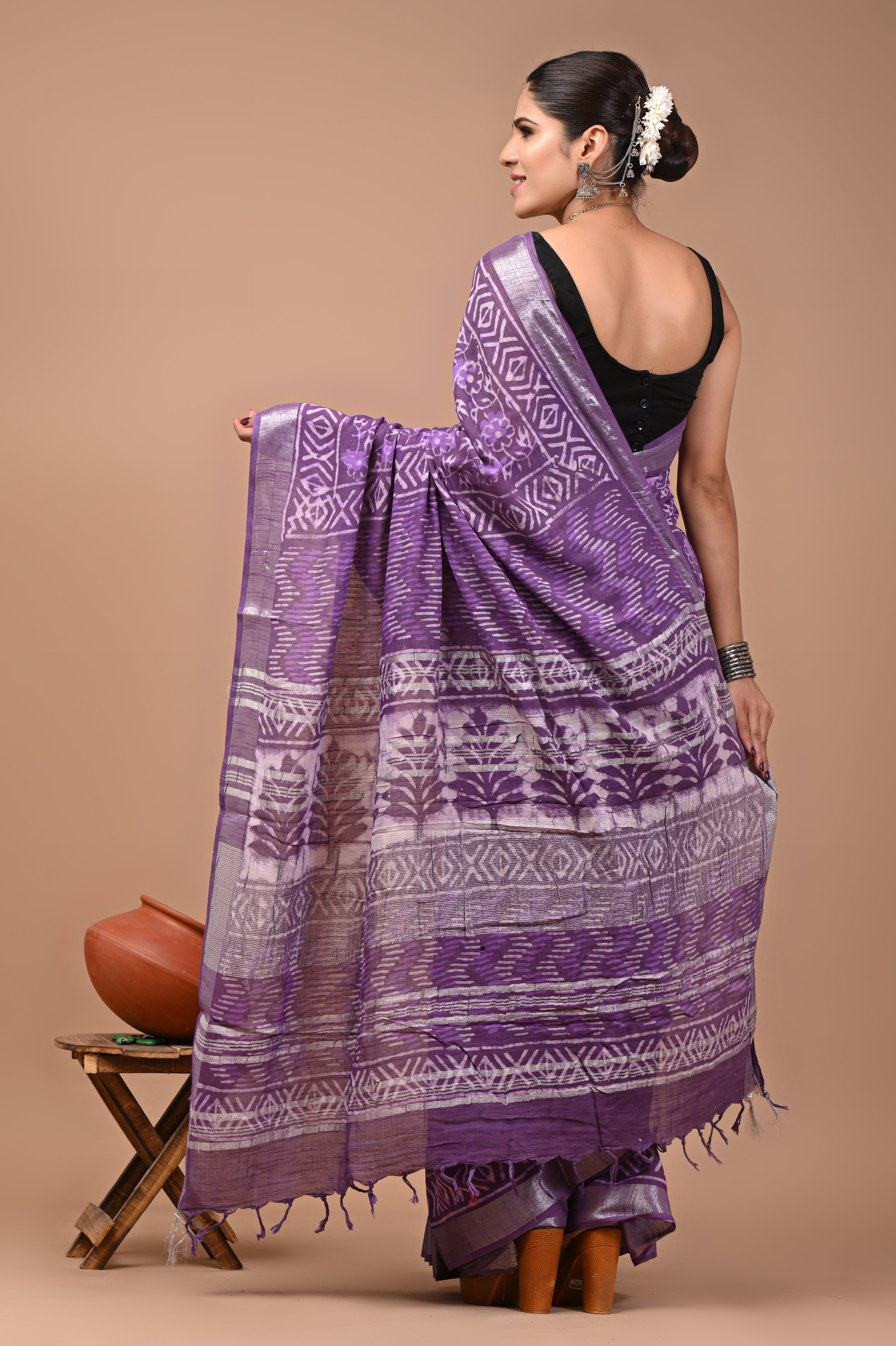 Mulmul Cotton – Royal Lavender