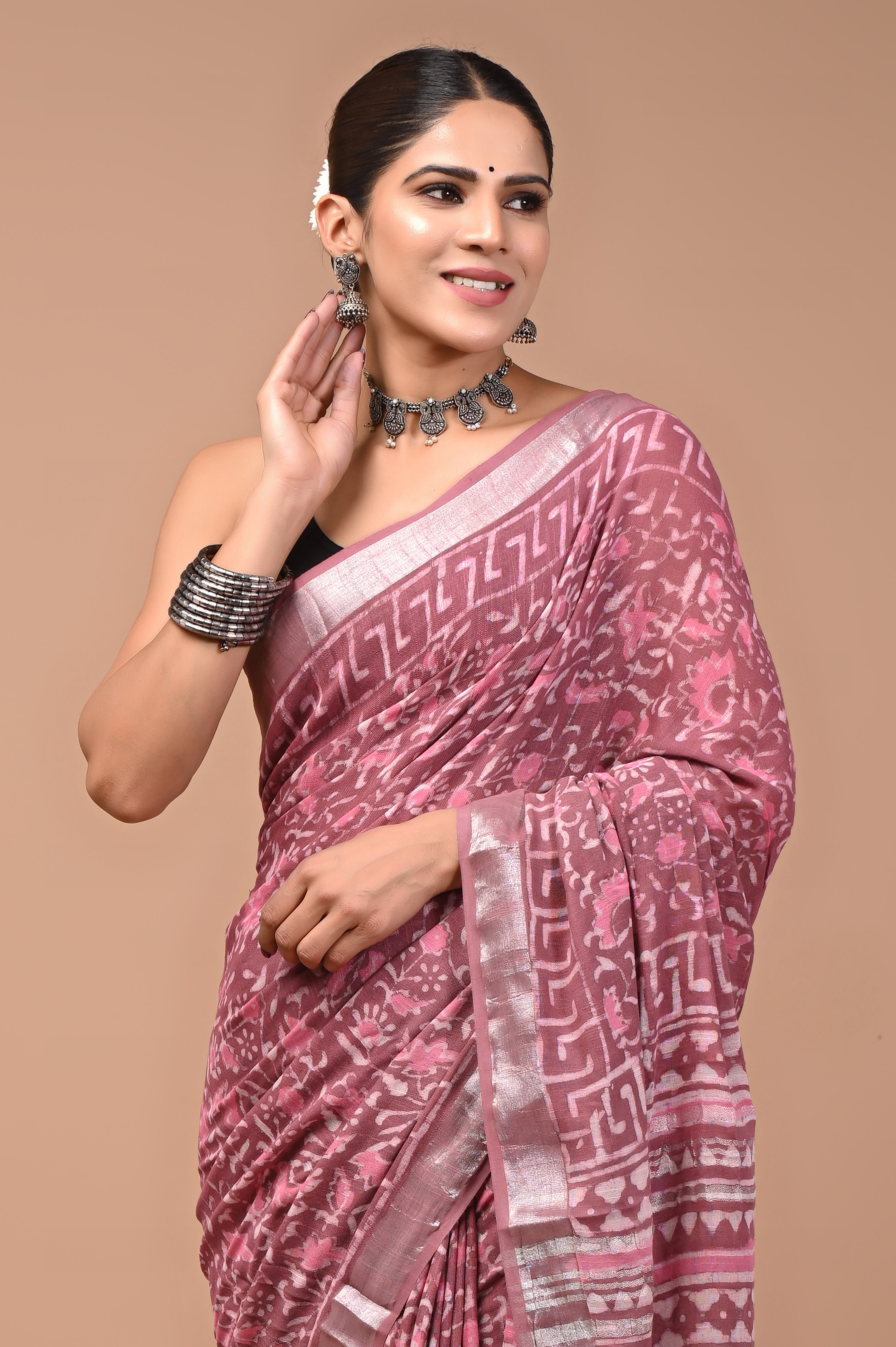 Mulmul Cotton – Rosewood Pink