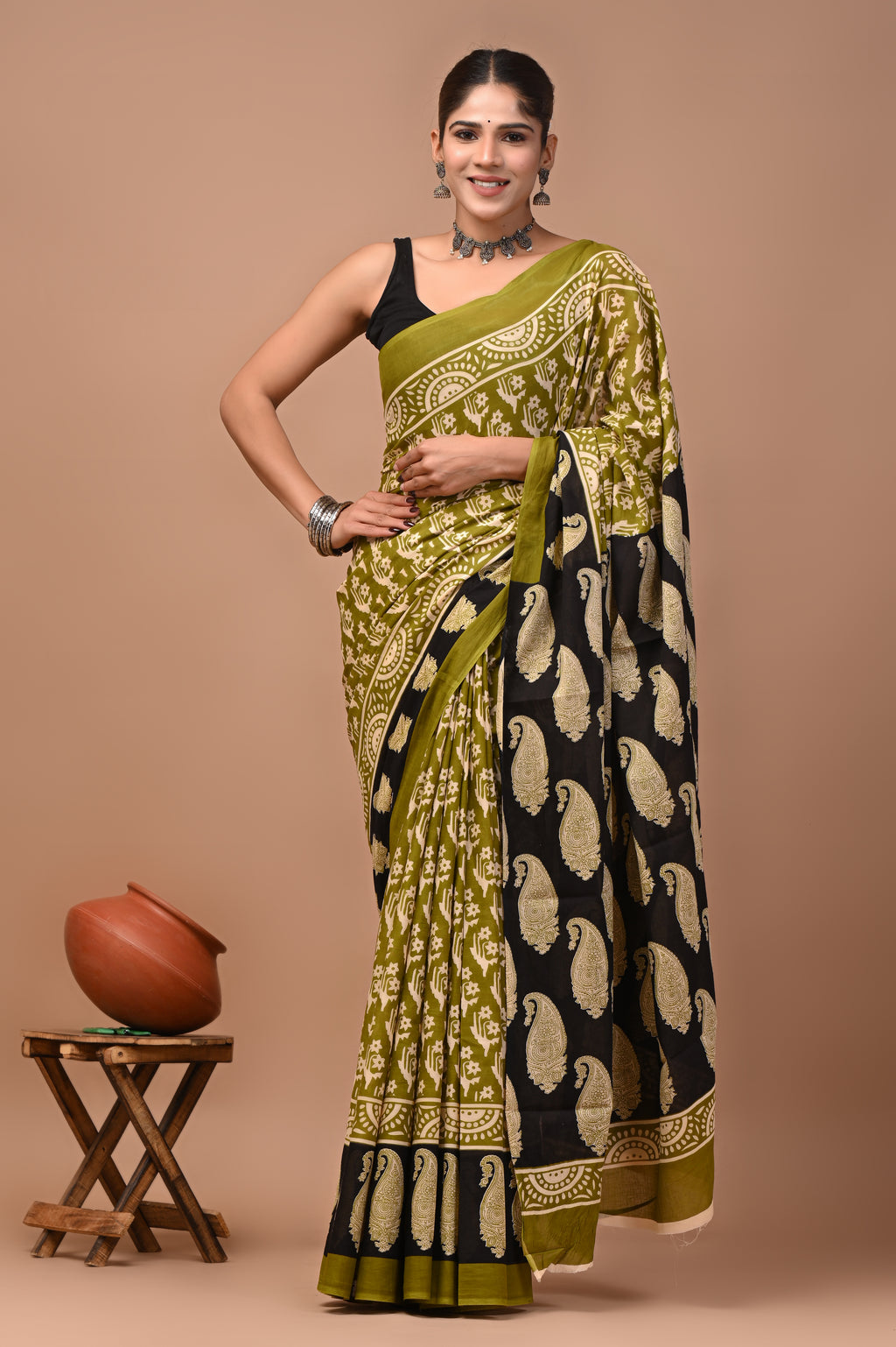 Mulmul Cotton – Dark golden yellow