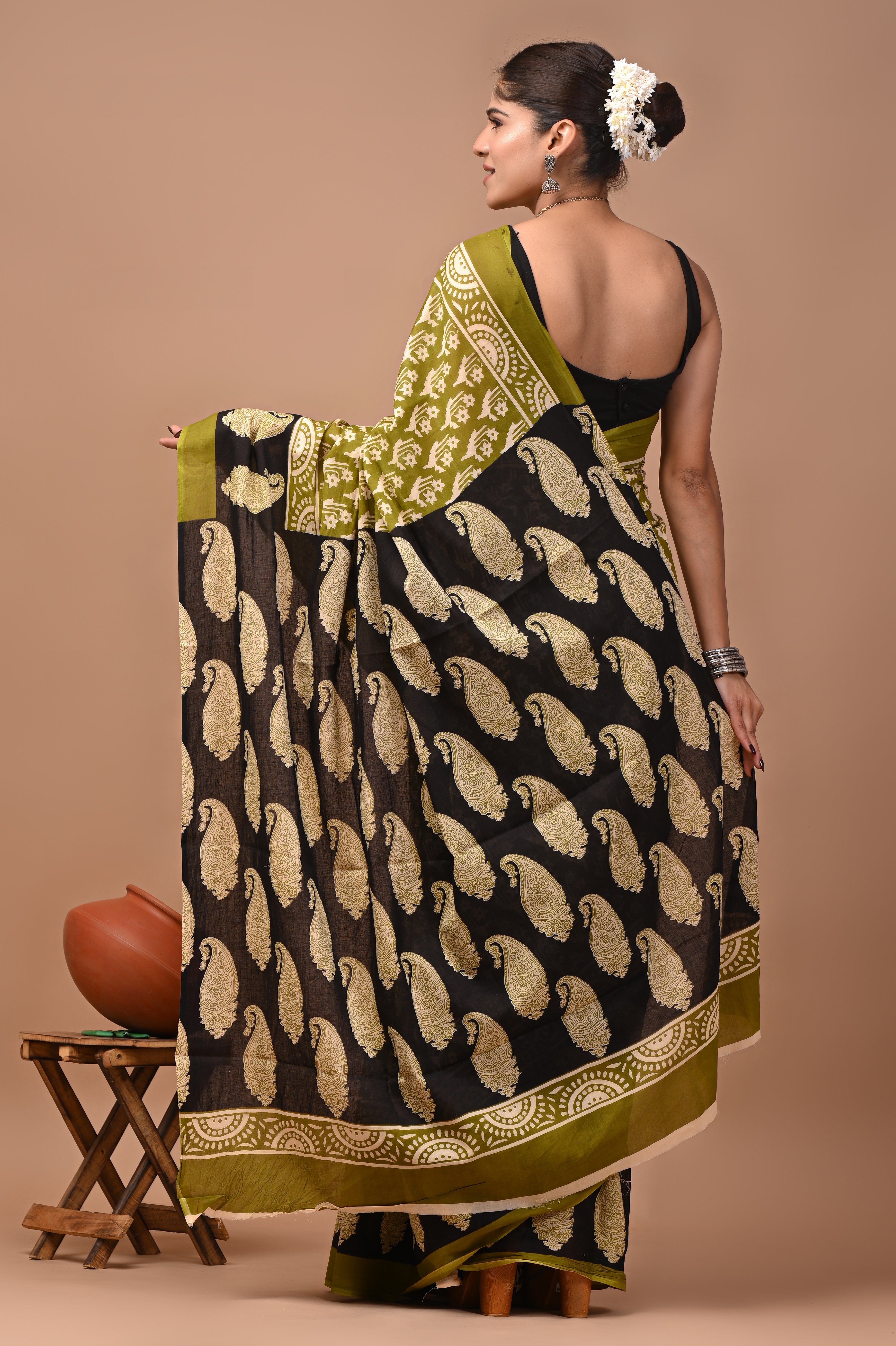 Mulmul Cotton – Dark golden yellow