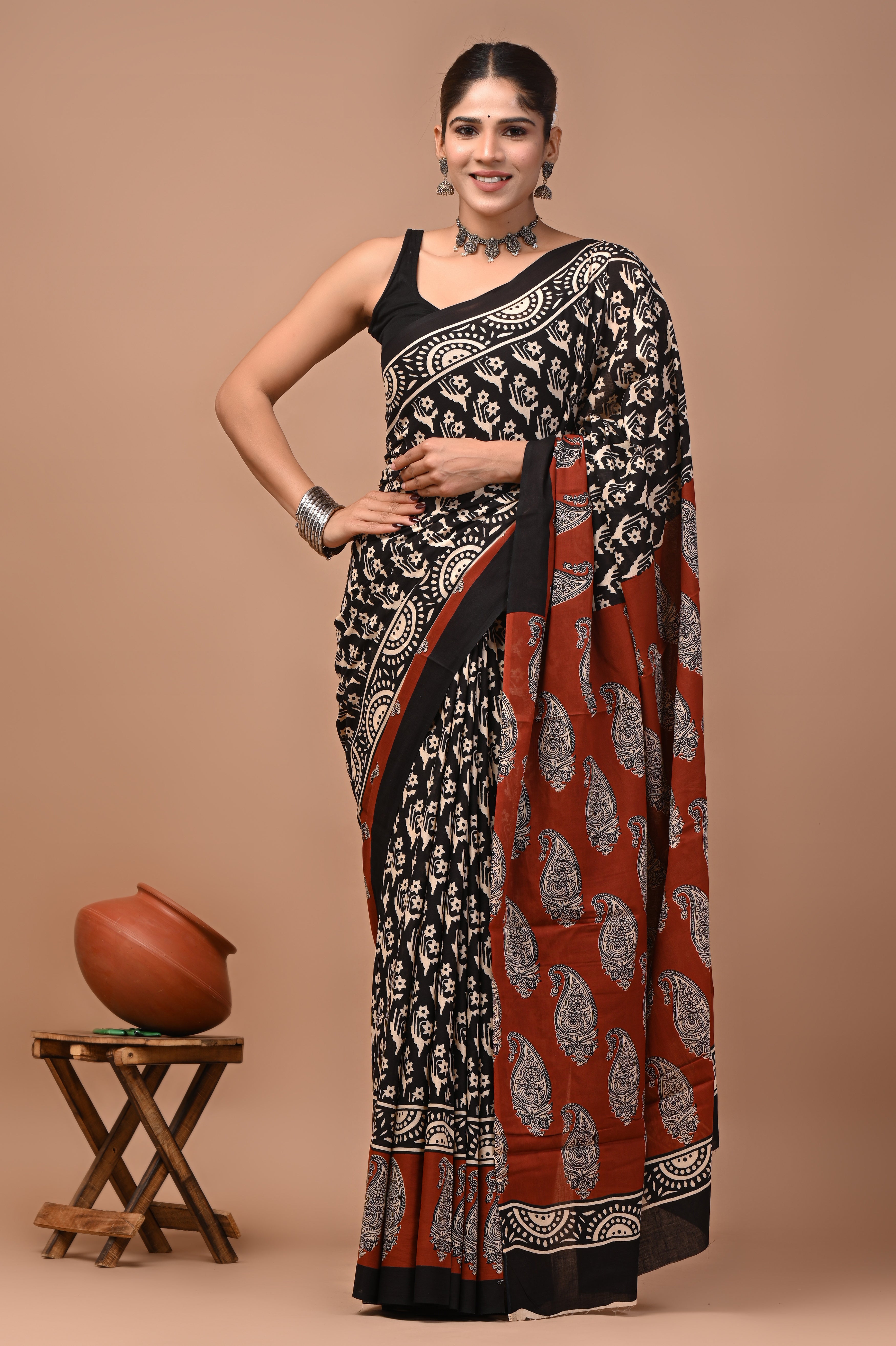 Mulmul Cotton – Very dark brown