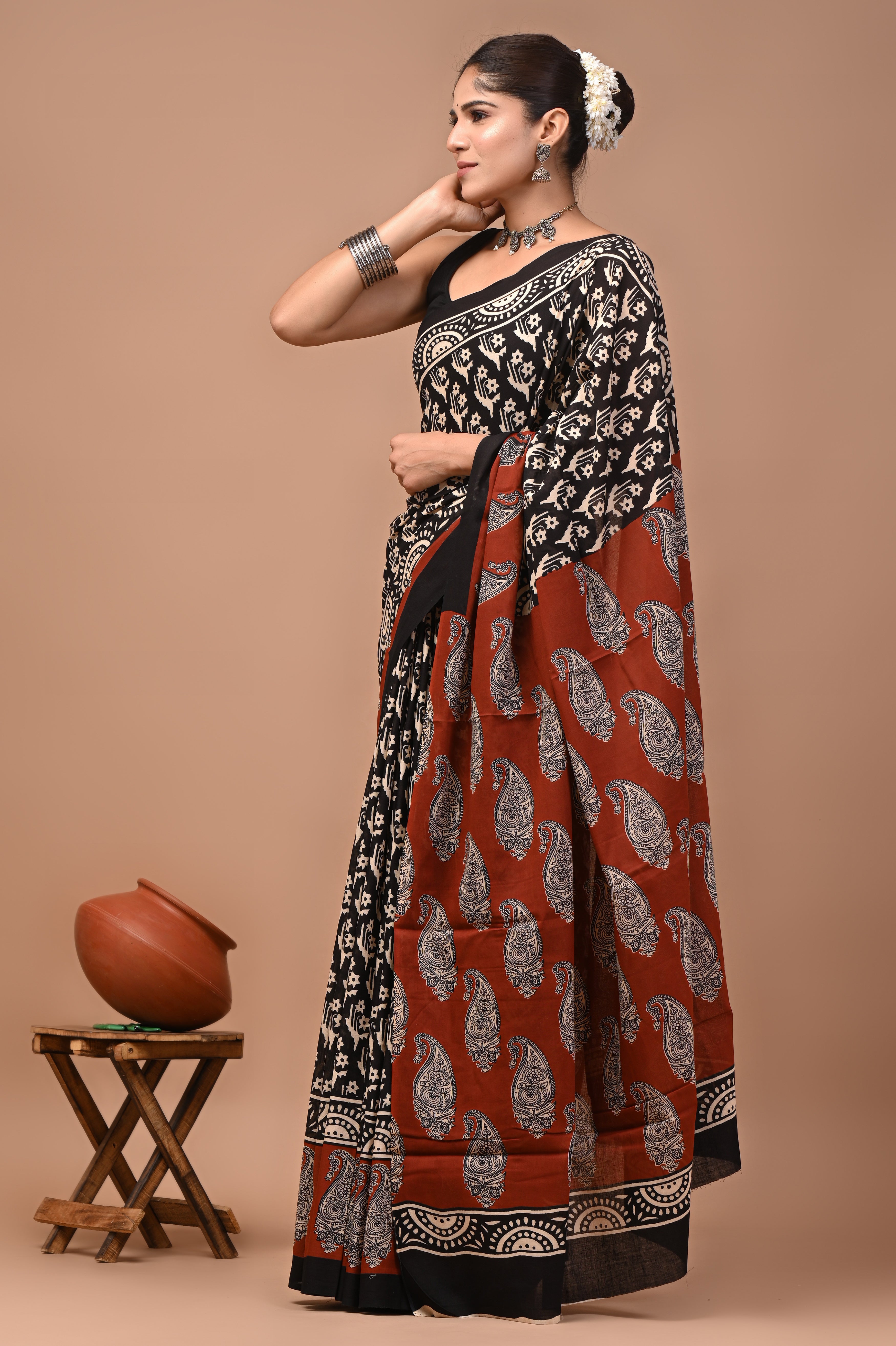 Mulmul Cotton – Very dark brown