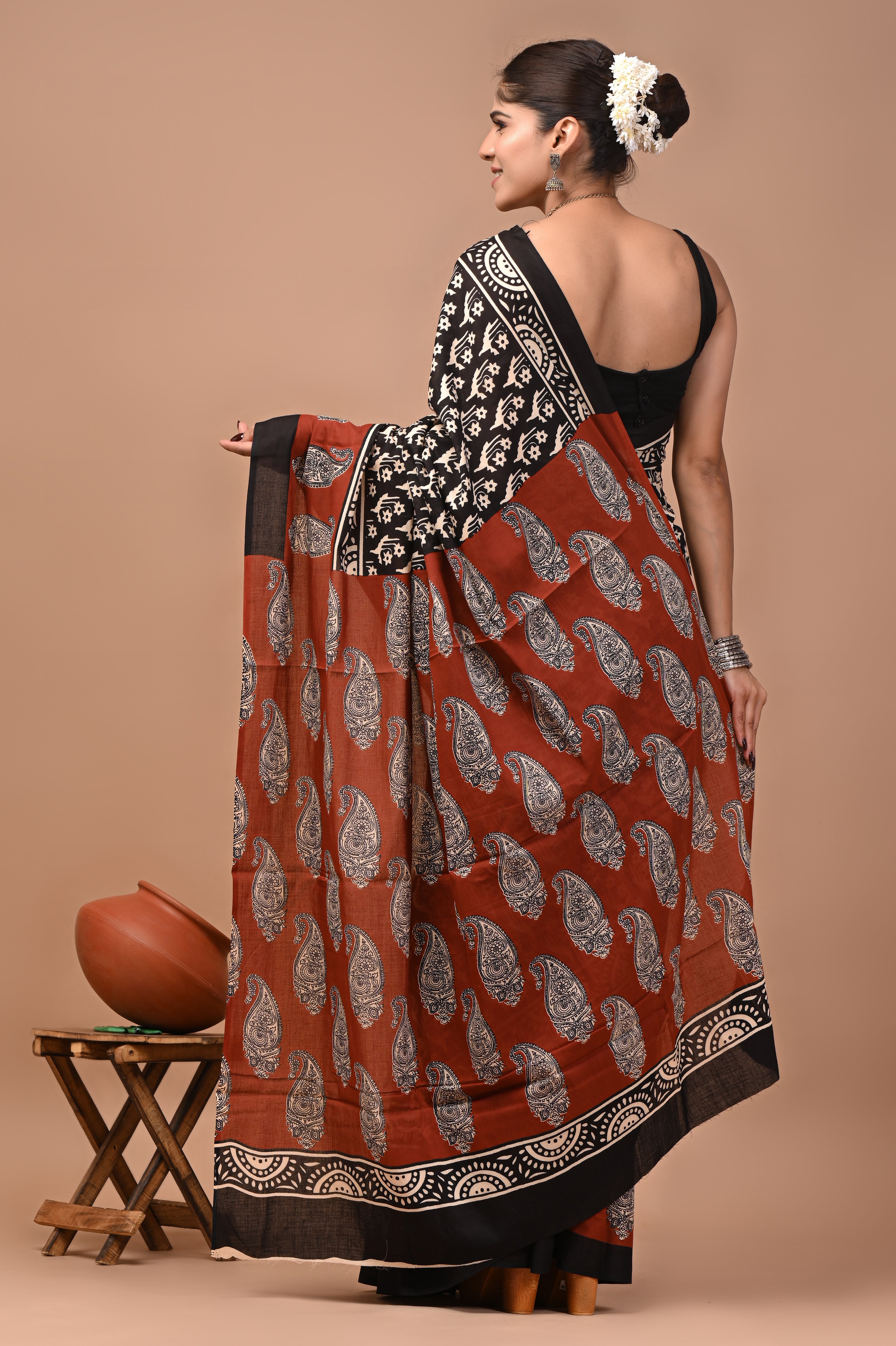 Mulmul Cotton – Very dark brown