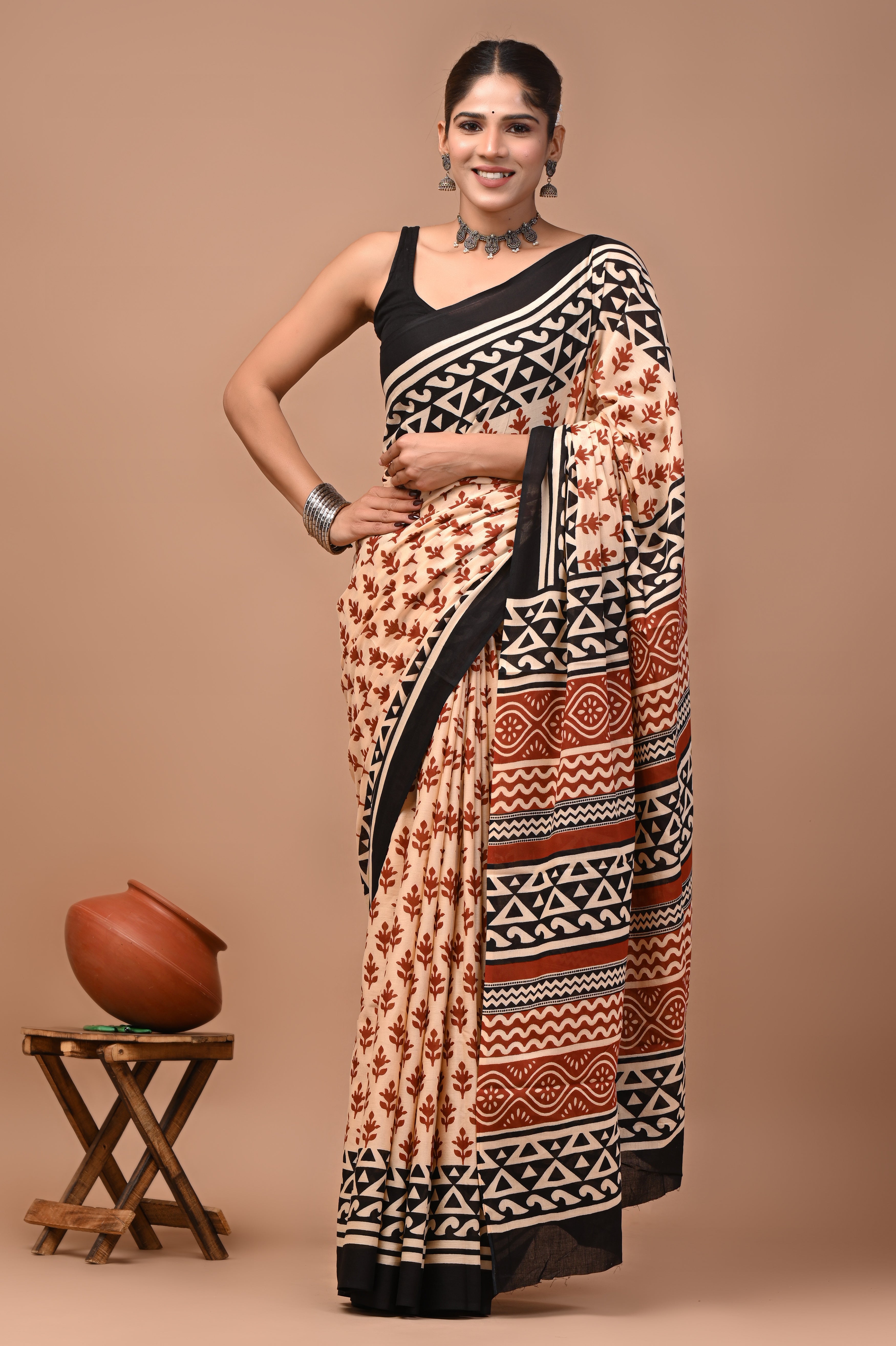 Mulmul Cotton – Soft peach