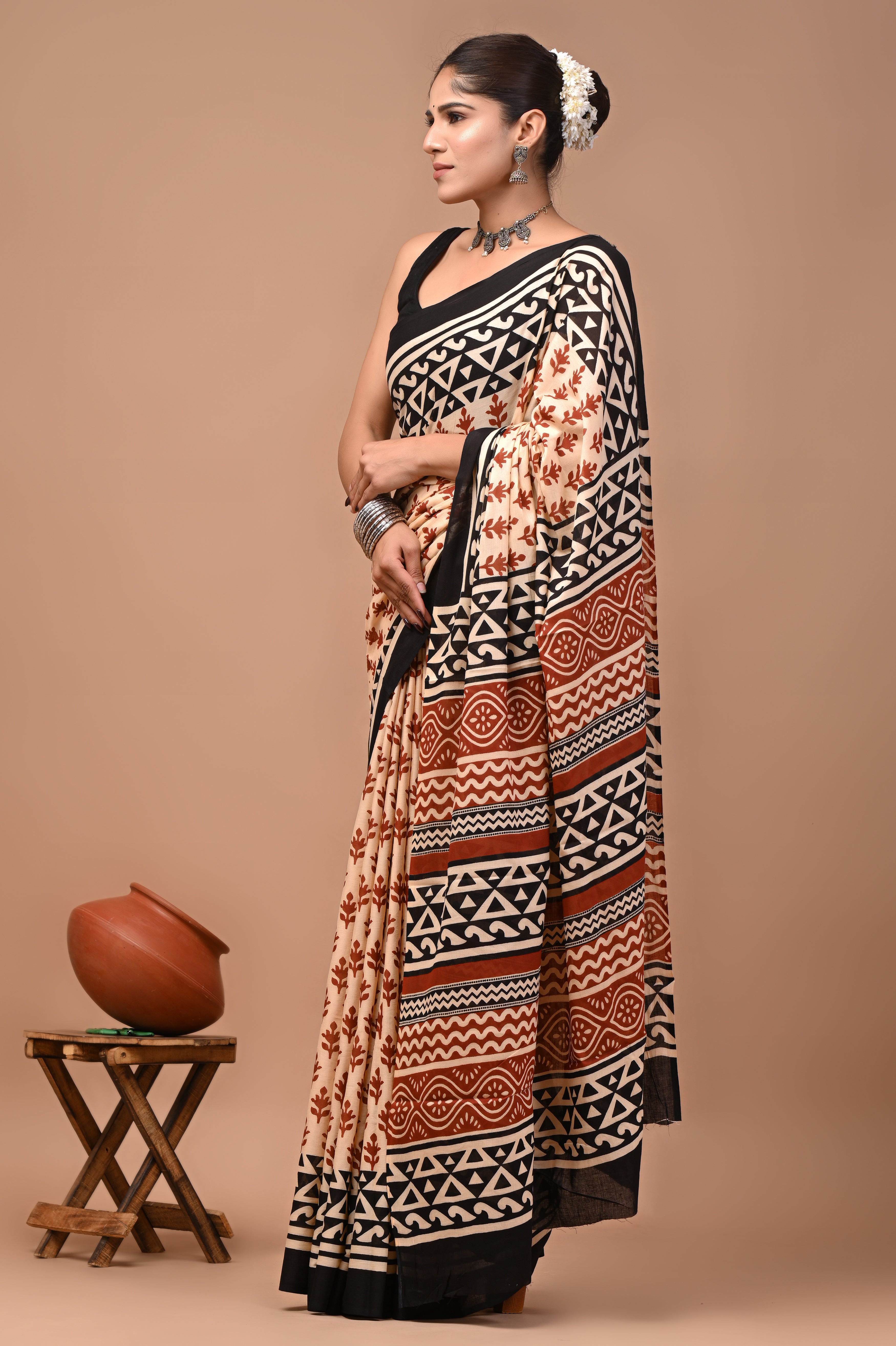 Mulmul Cotton – Soft peach