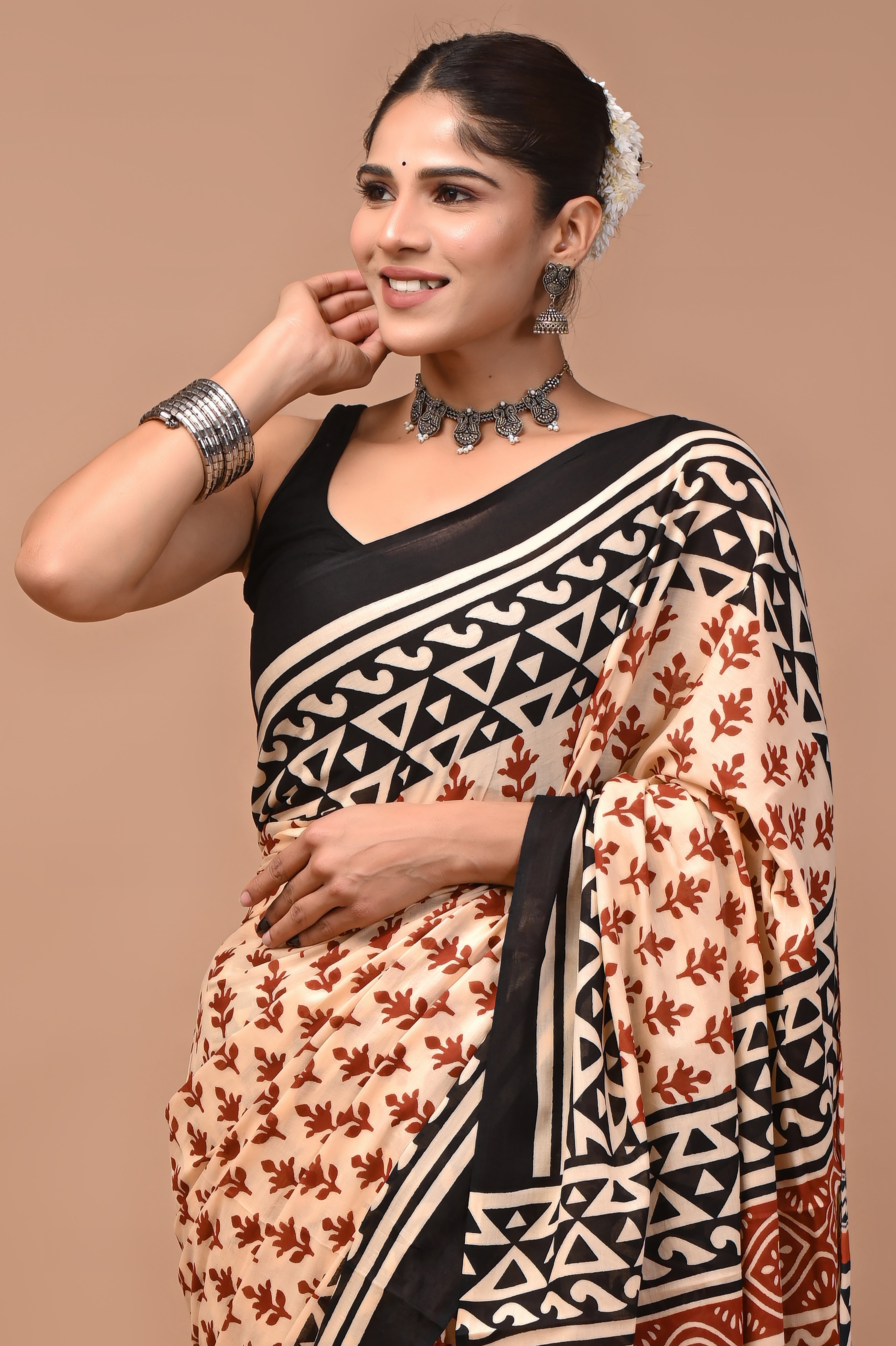 Mulmul Cotton – Soft peach