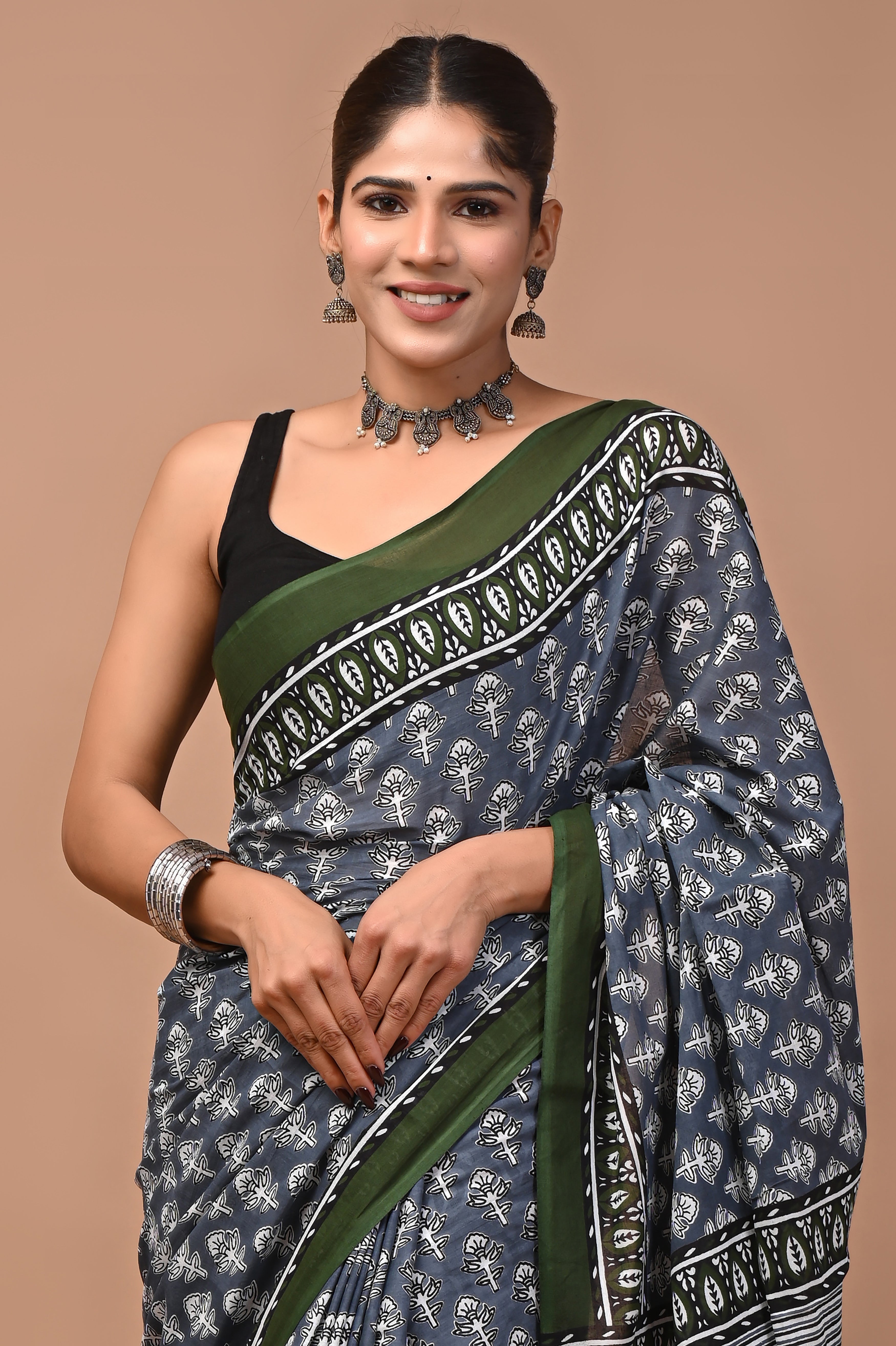 Mulmul Cotton – Dark slate gray