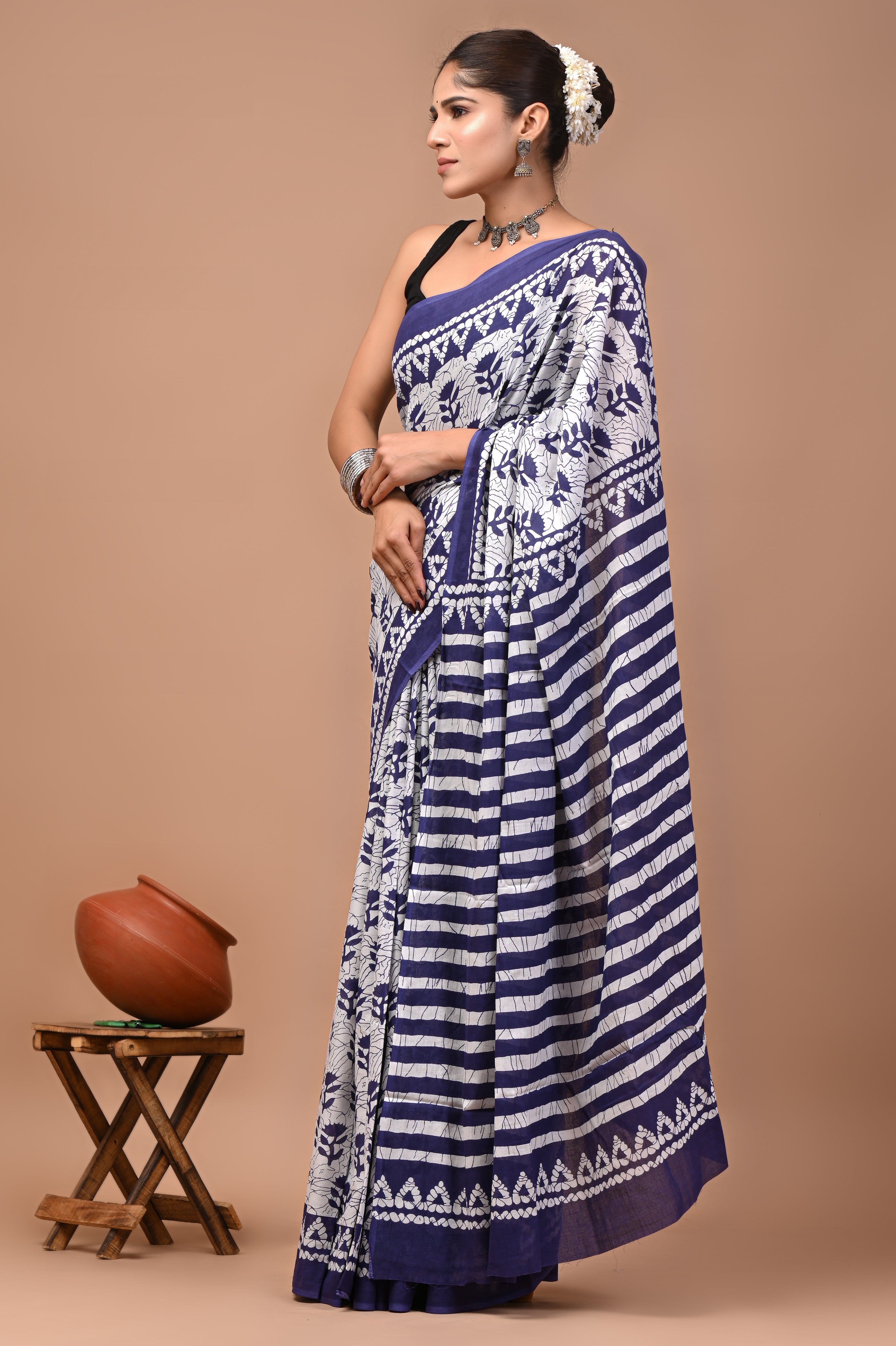Mulmul Cotton – Soft silver