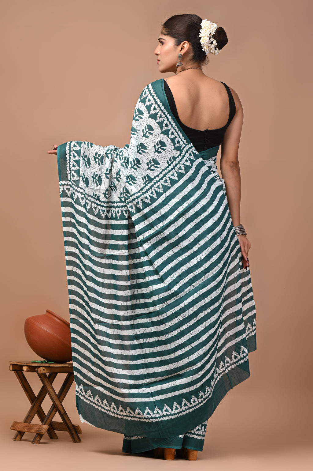 Mulmul Cotton – Deep teal