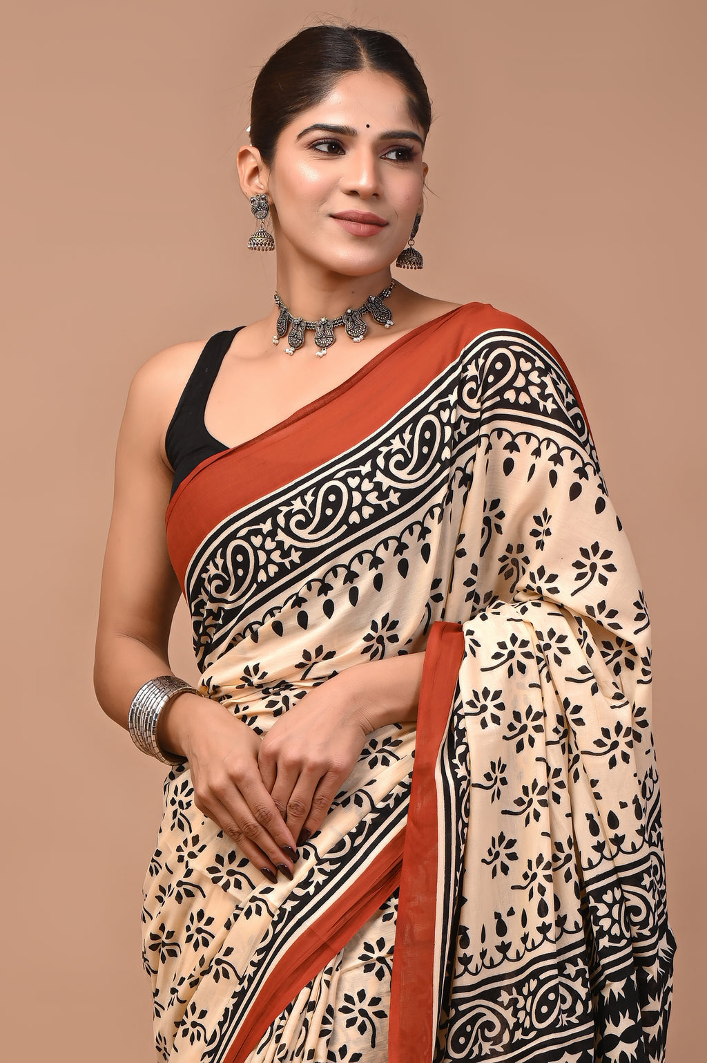 Mulmul Cotton – Dusty rose beige