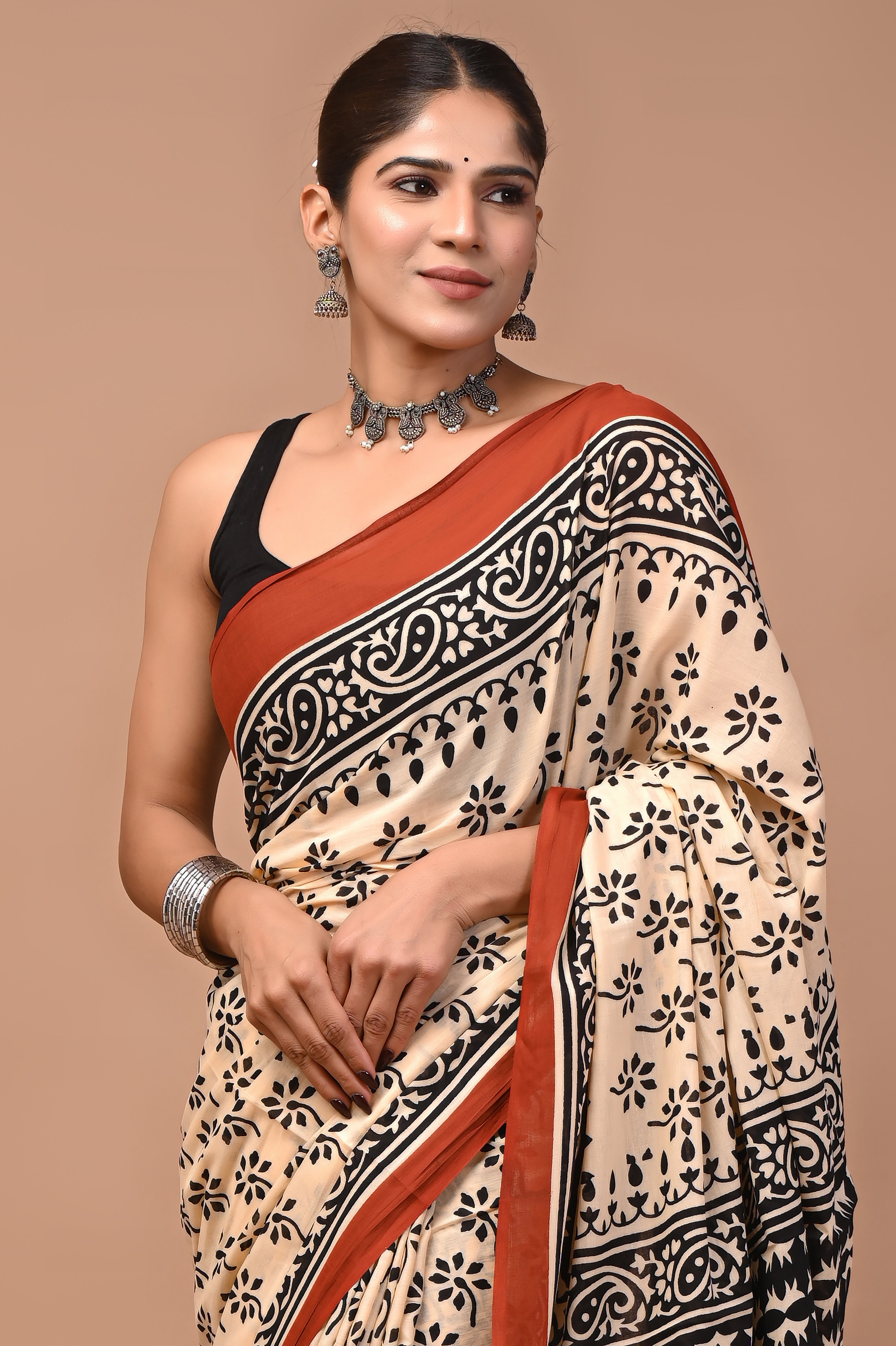 Mulmul Cotton – Dusty rose beige