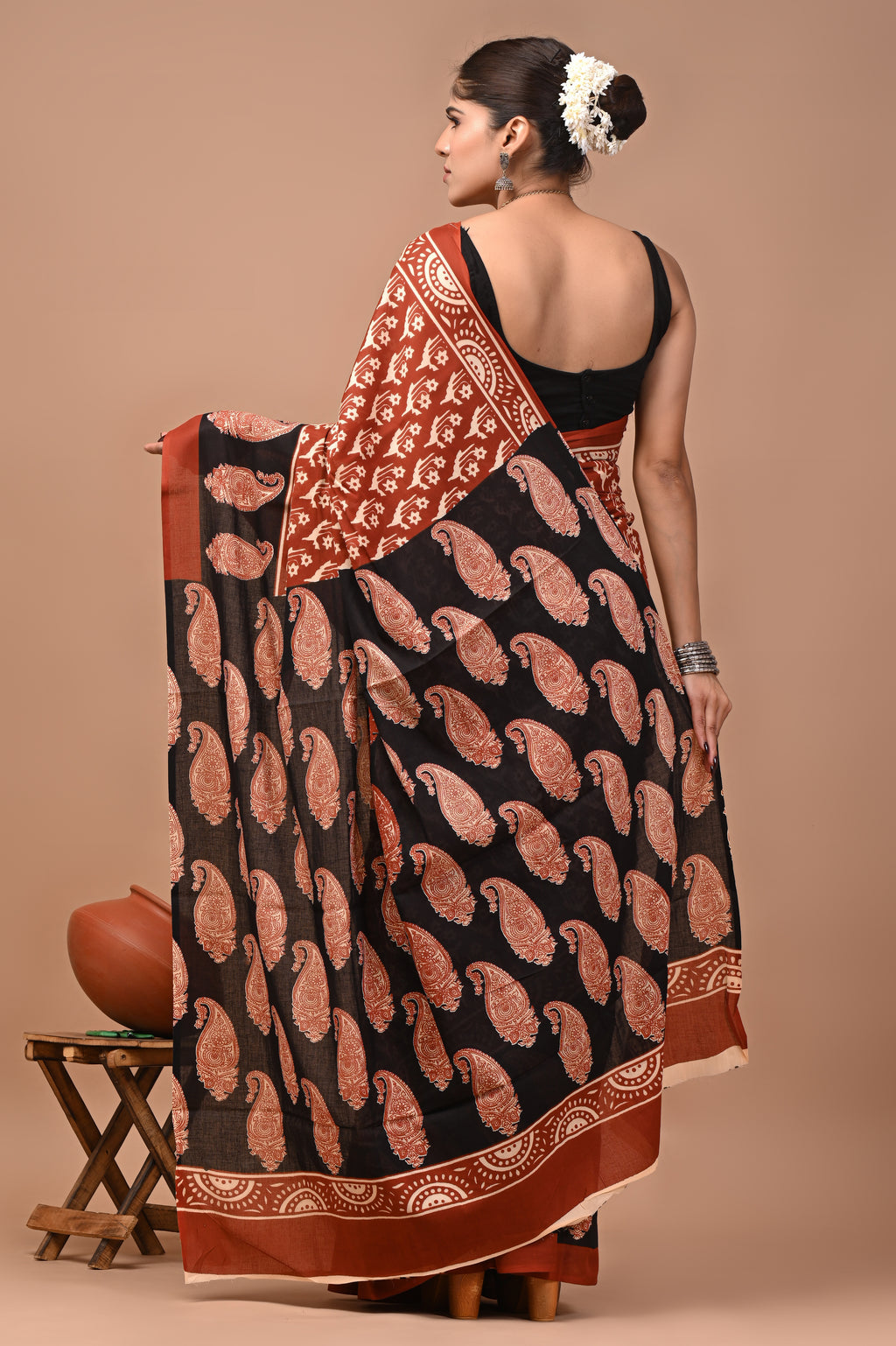 Mulmul Cotton – Burnt coral