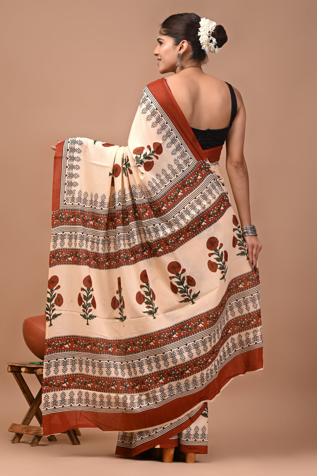 Mulmul Cotton – Warm apricot