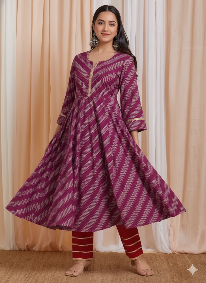 Kurthi Purple