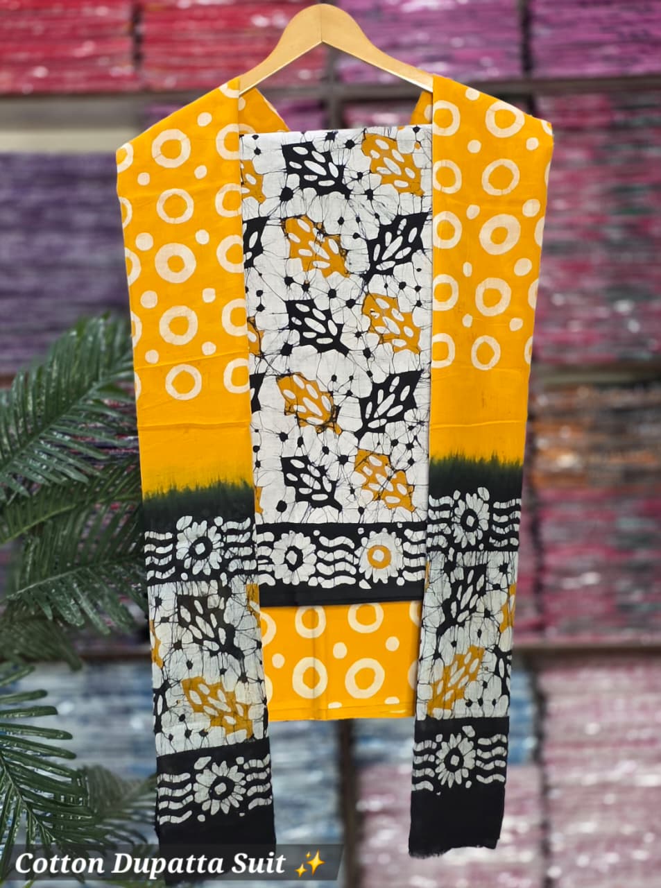 Unstitched Material- Yellow