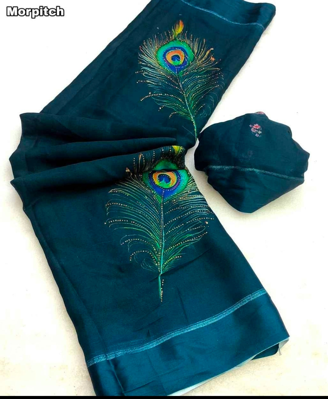 Peacock design saree