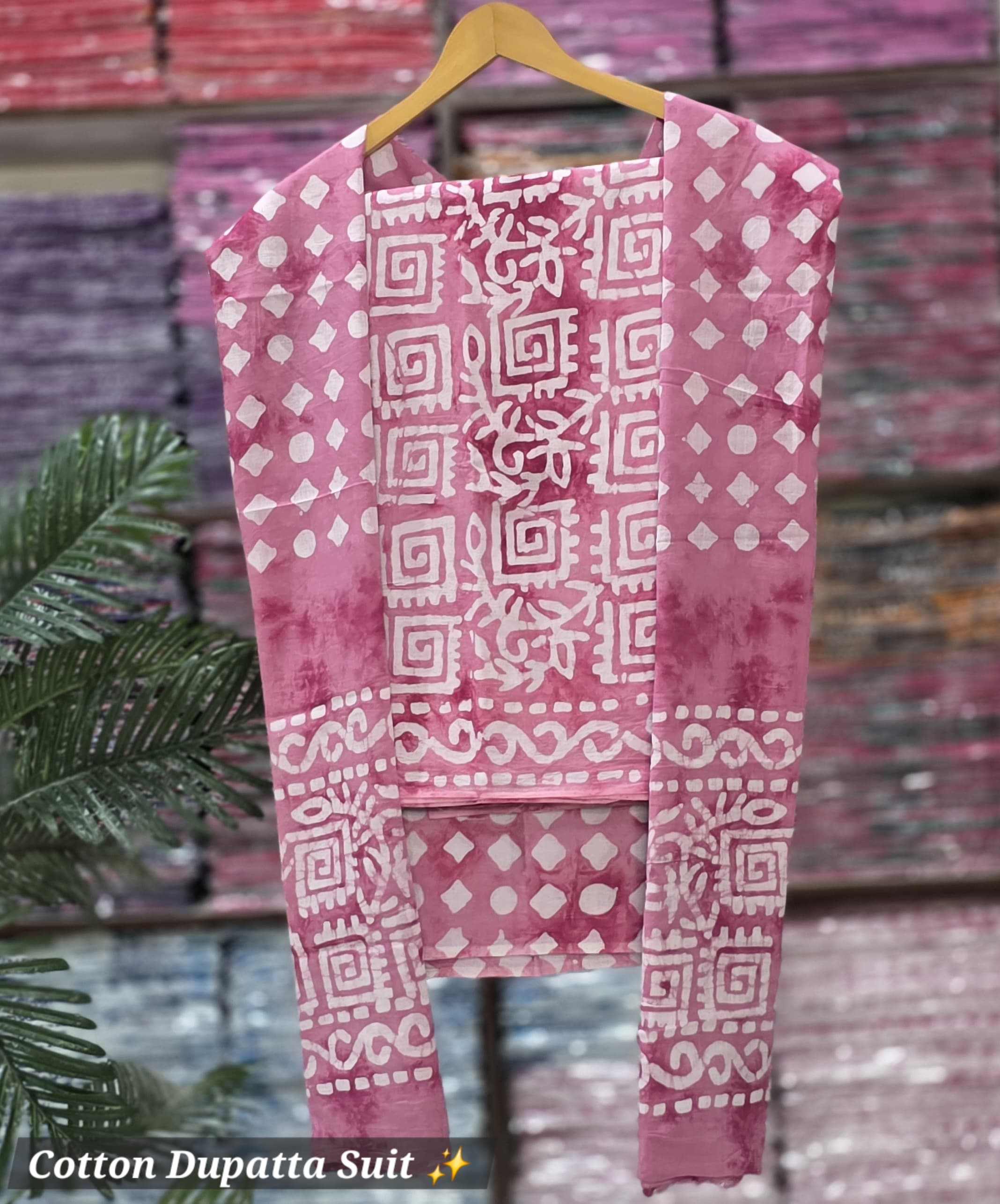 Unstitched Material - Dusty Rose Pink