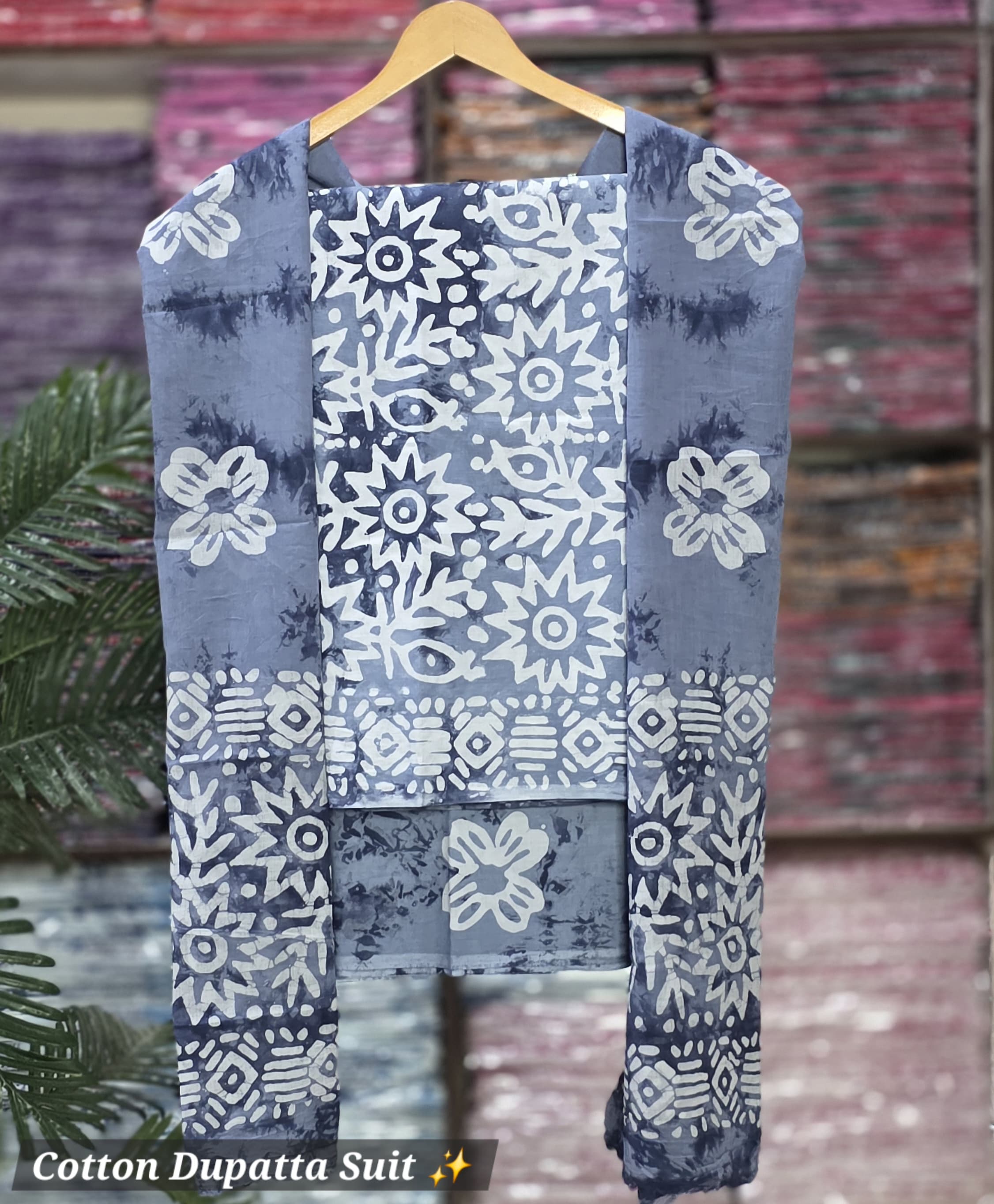 Unstitched Material - Dusty Steel Blue