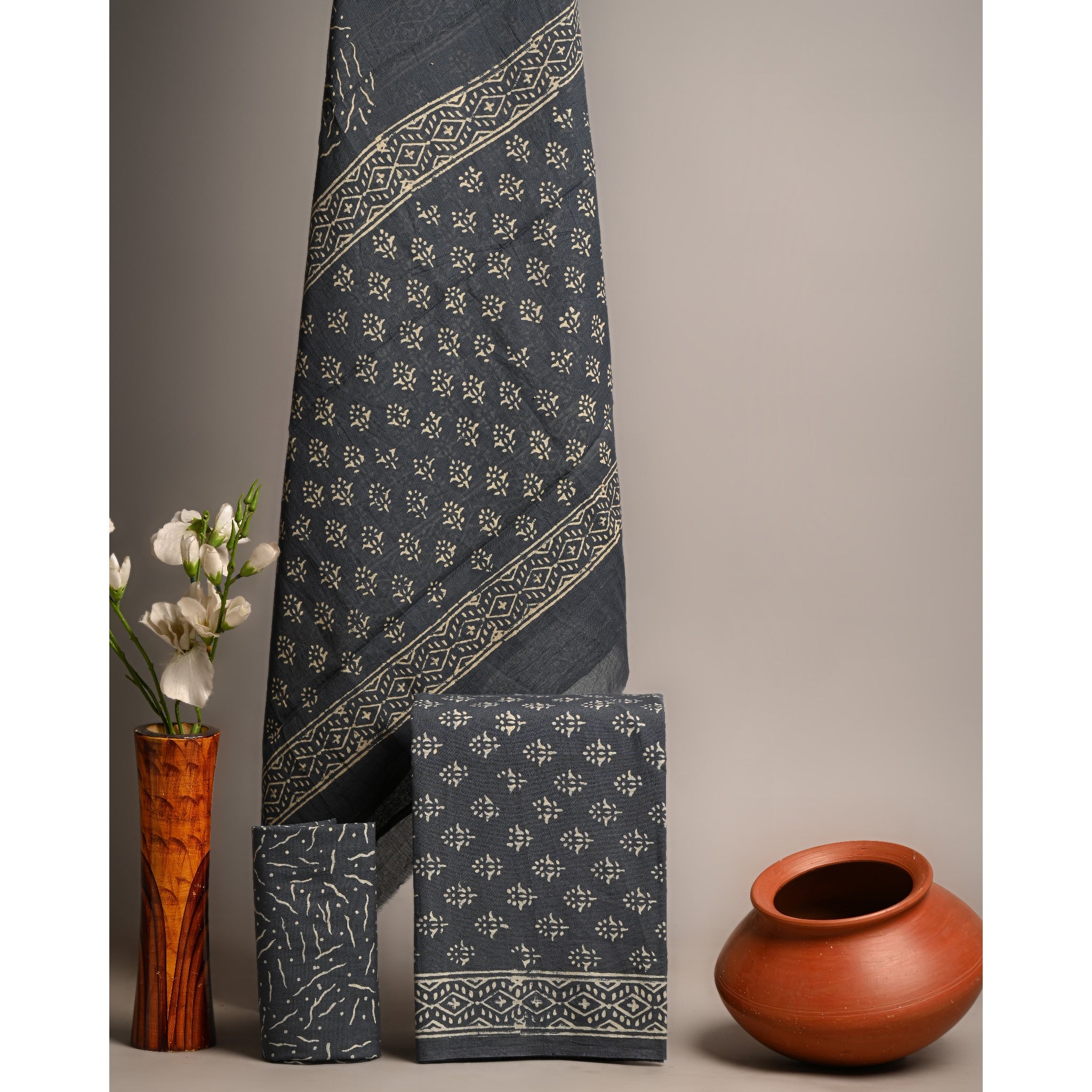 Unstitched Material- Medium dark gray