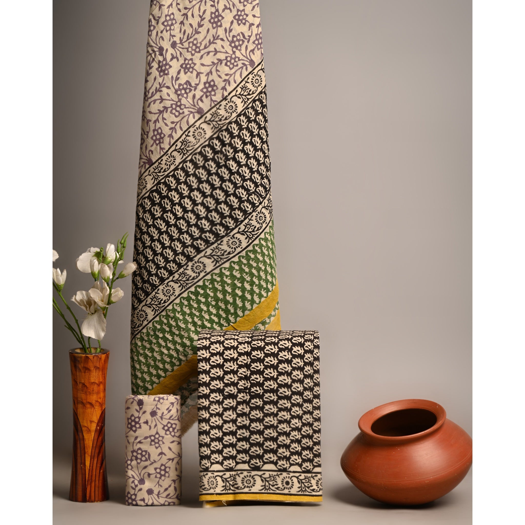 Unstitched Material- Dark Warm Gray