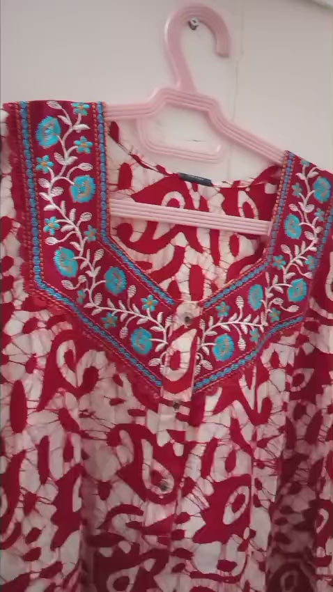 Bathik Fancy Premium-II - Red