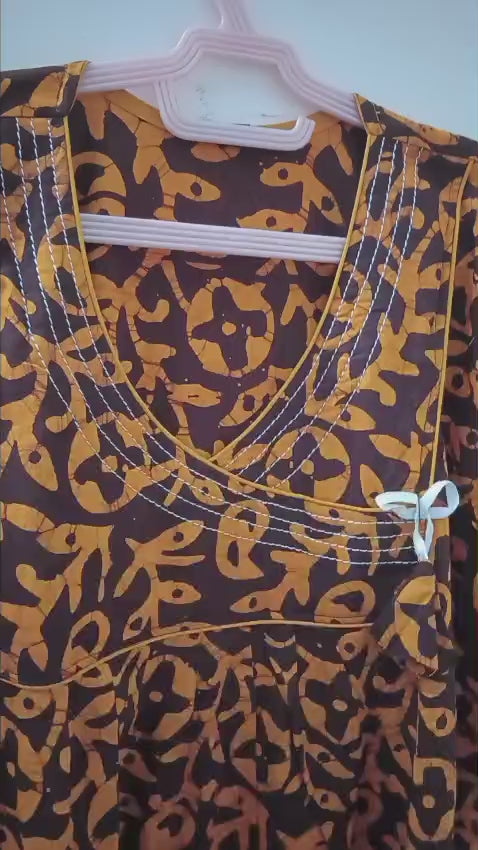 Bathik Fancy - Burnt Orange