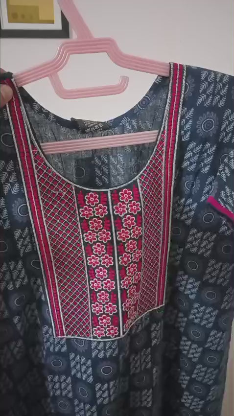 Ajrak Embroidery
