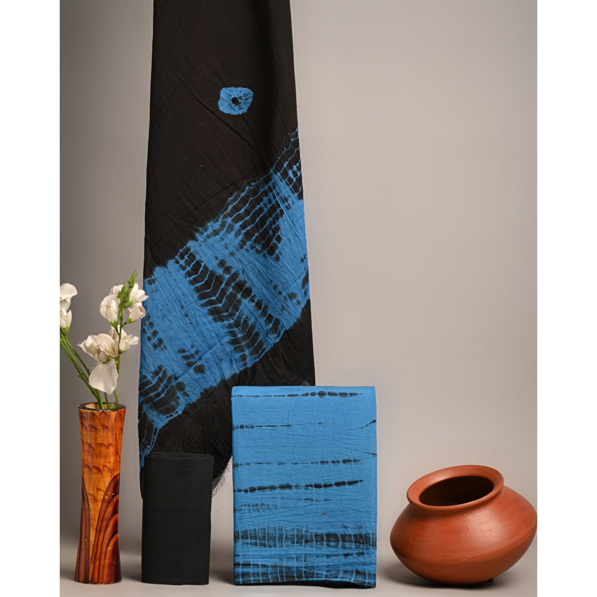 Unstitched Material- Steel Blue